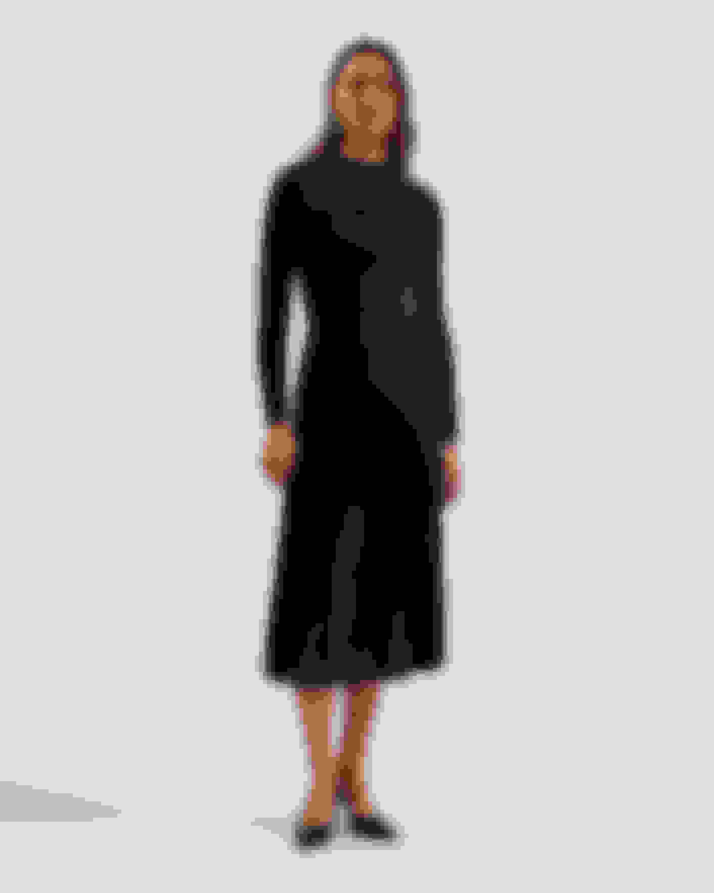 Black Textured A-Line Midi Dress Ted Baker