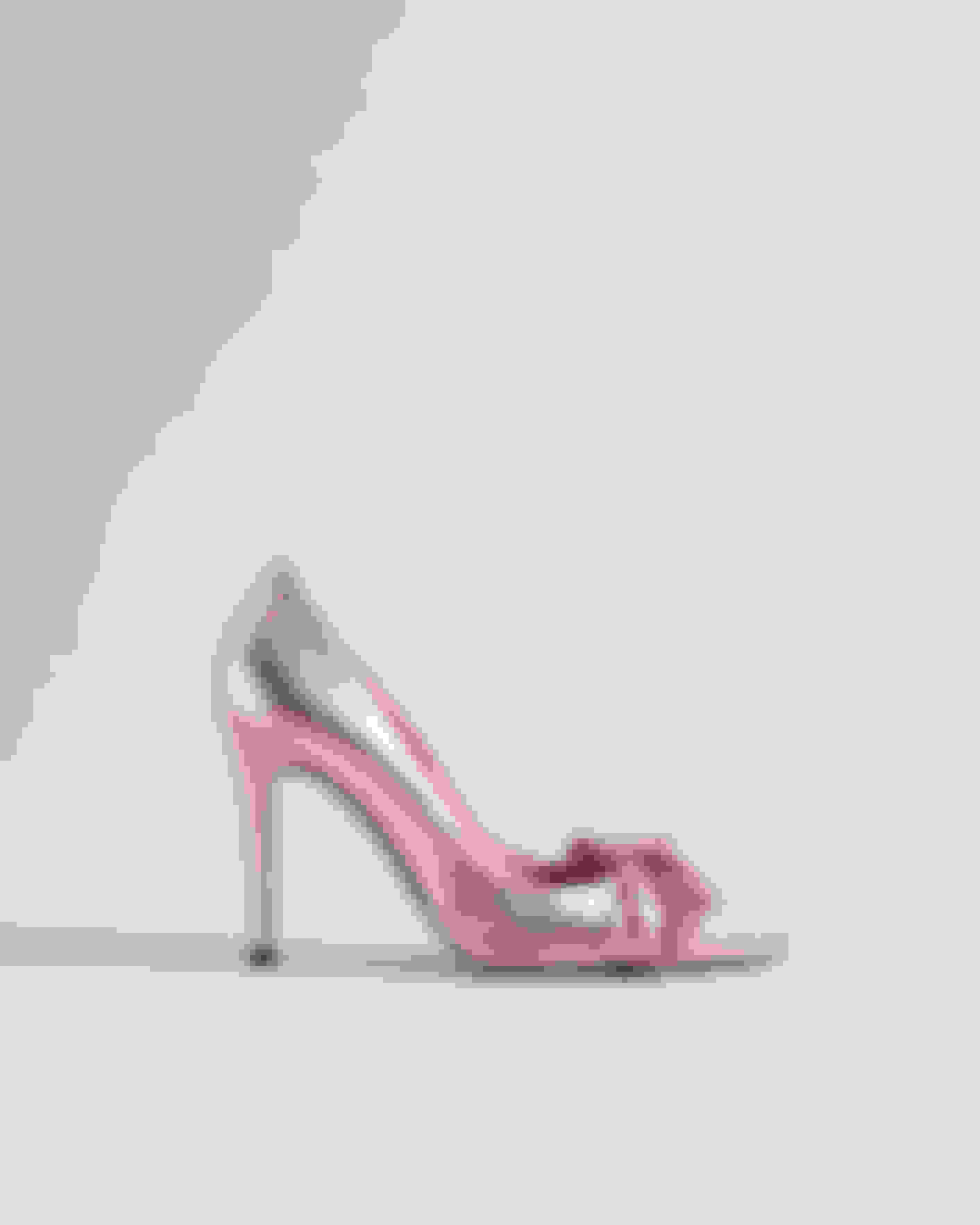 Light Pink Metallic Court Shoes Ted Baker