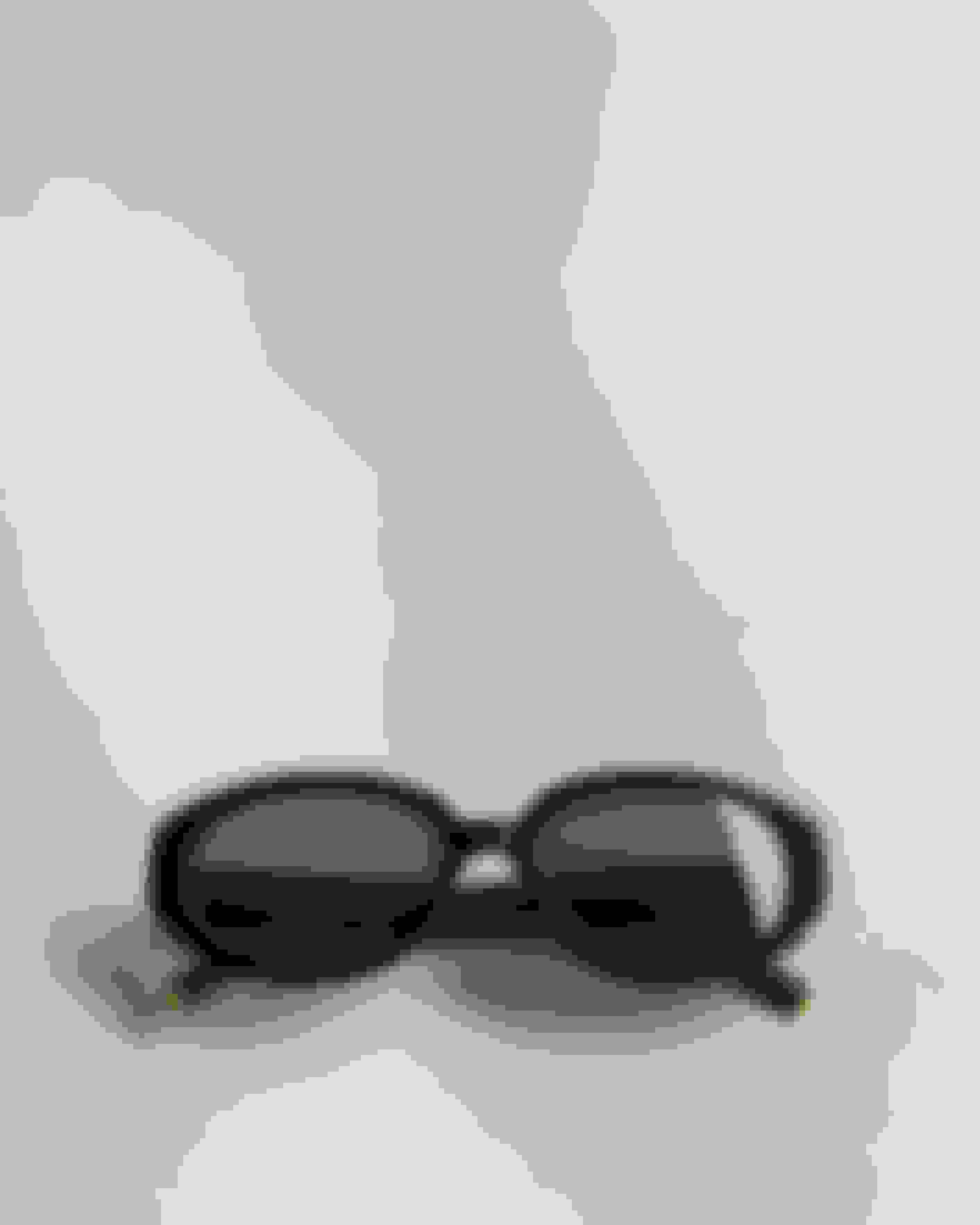 Schwarz Sonnenbrille mit ovalen Gläsern Ted Baker