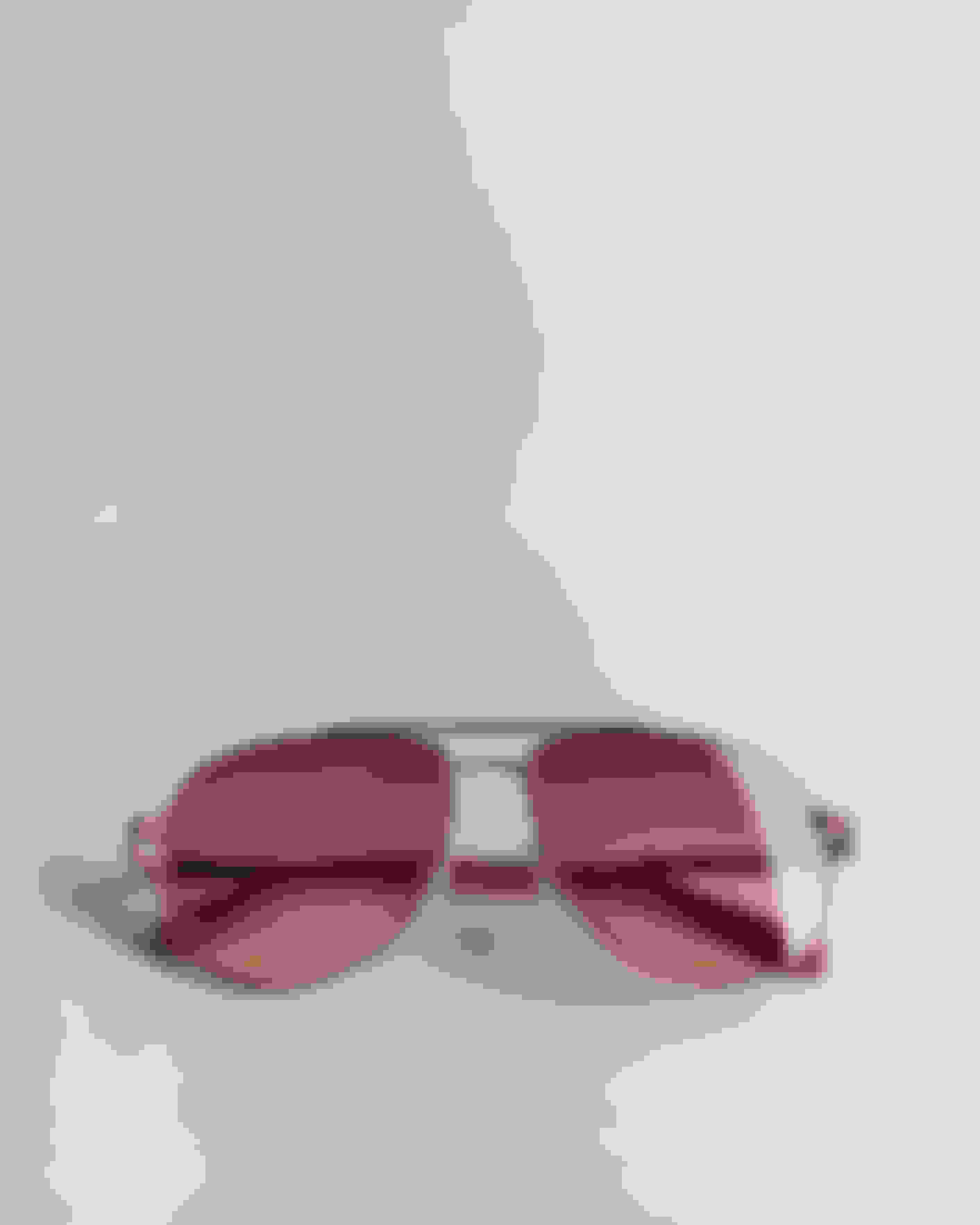 Roségold Sonnenbrille in Pilotenfassung Ted Baker