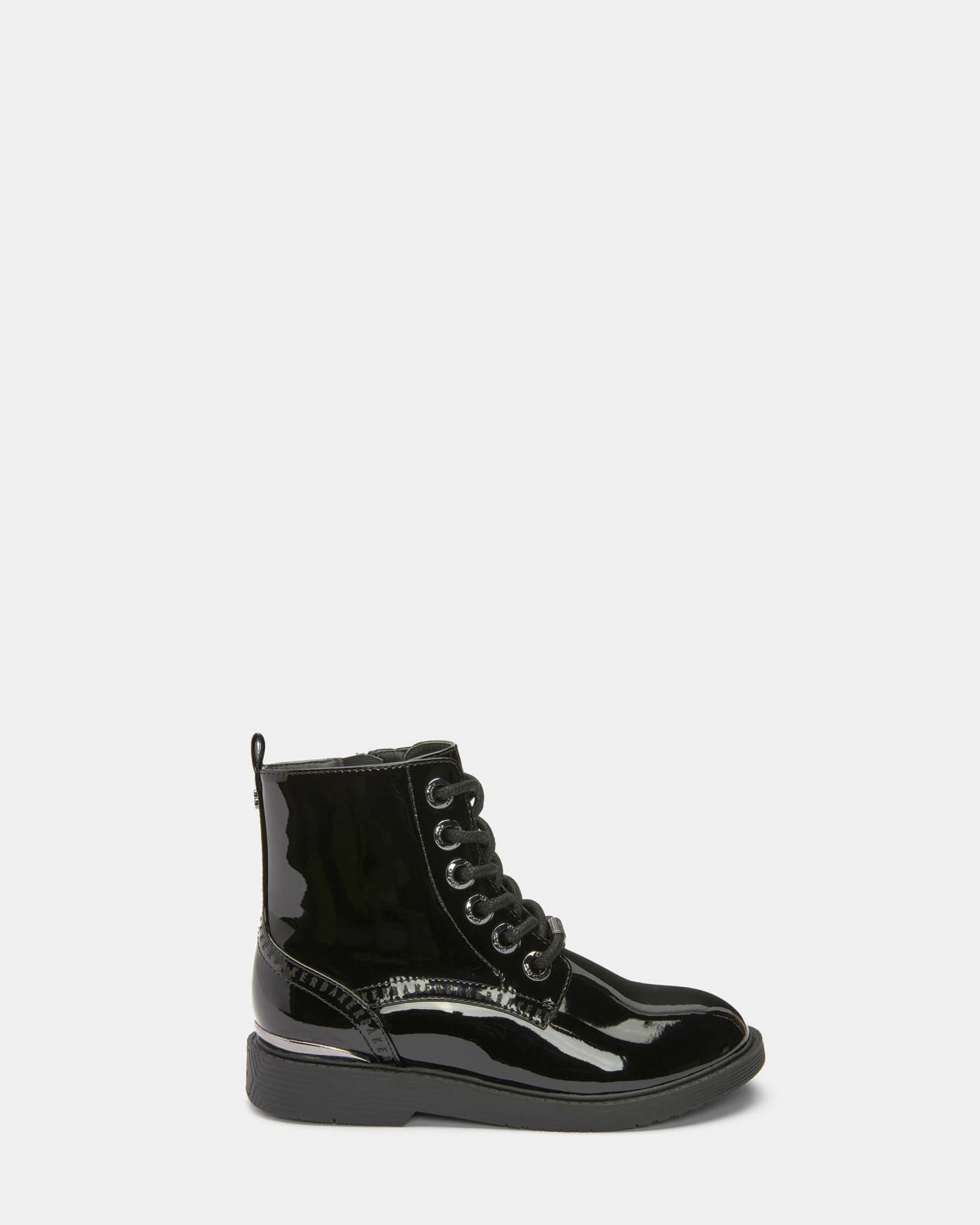 Black Patent lace-up ankle boot Ted Baker