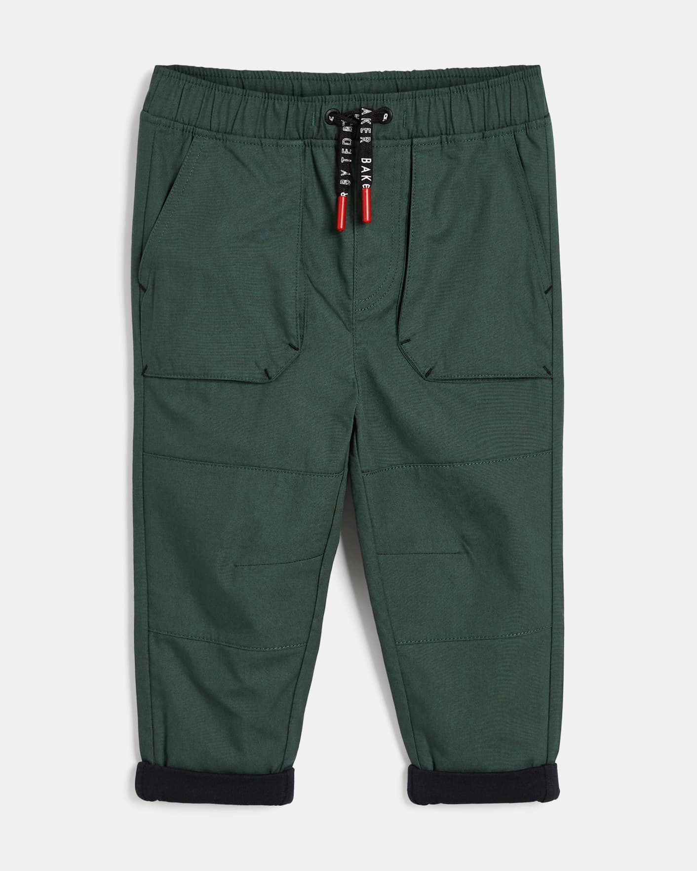 Green Woven Trousers Ted Baker