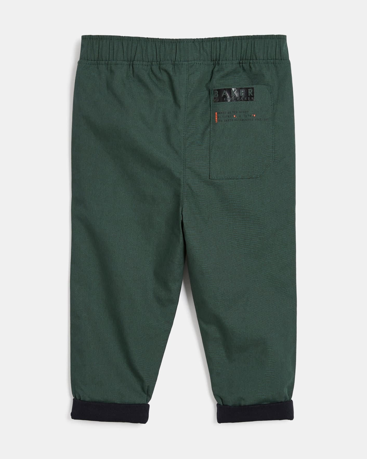 Green Woven Trousers Ted Baker