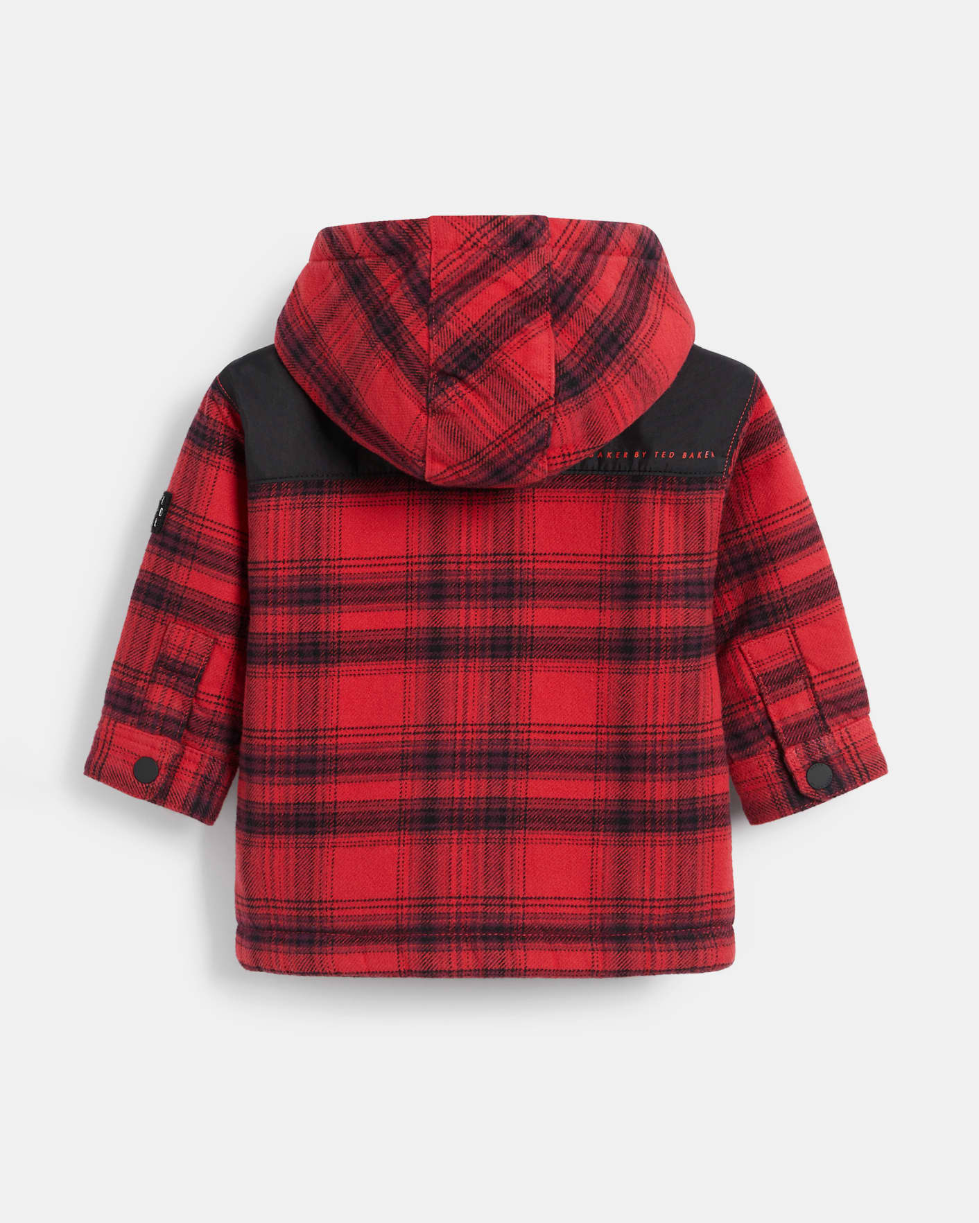 Red Checked Shacket Ted Baker