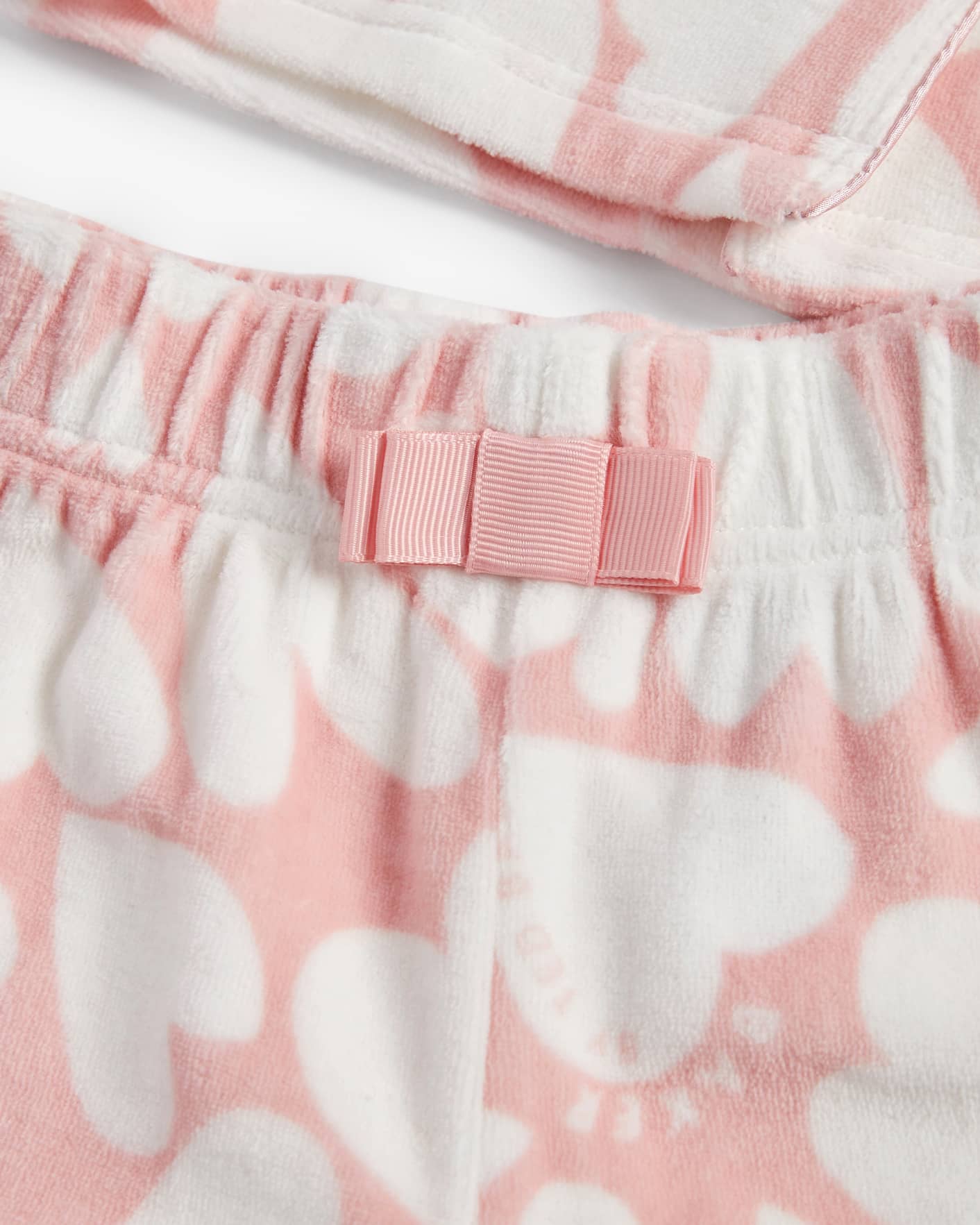 Light Pink Heart Print Trouser and Shirt Set Ted Baker