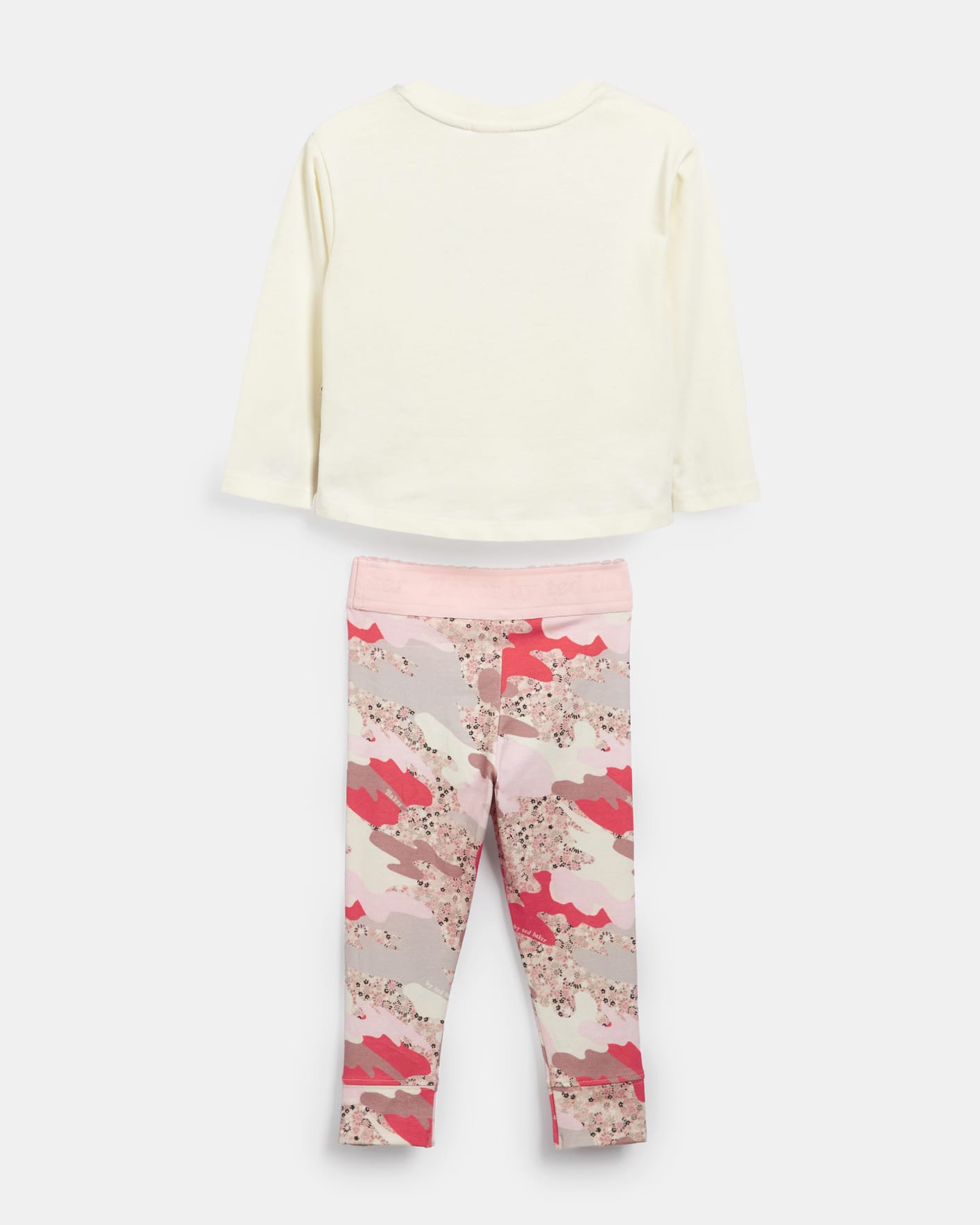 White Vegetable Top With Printed Legging Ted Baker