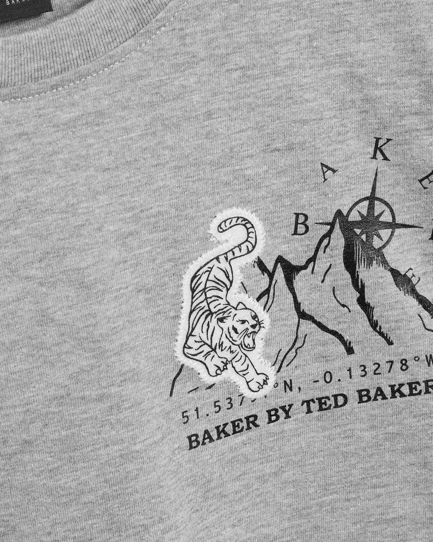 Grey Long Sleeve Tee Ted Baker