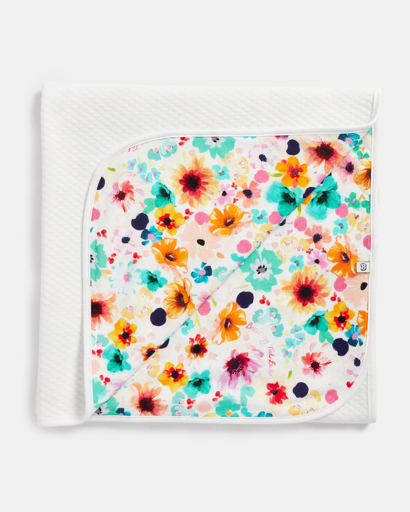 Multicoloured Bright Floral Printed Blanket Ted Baker