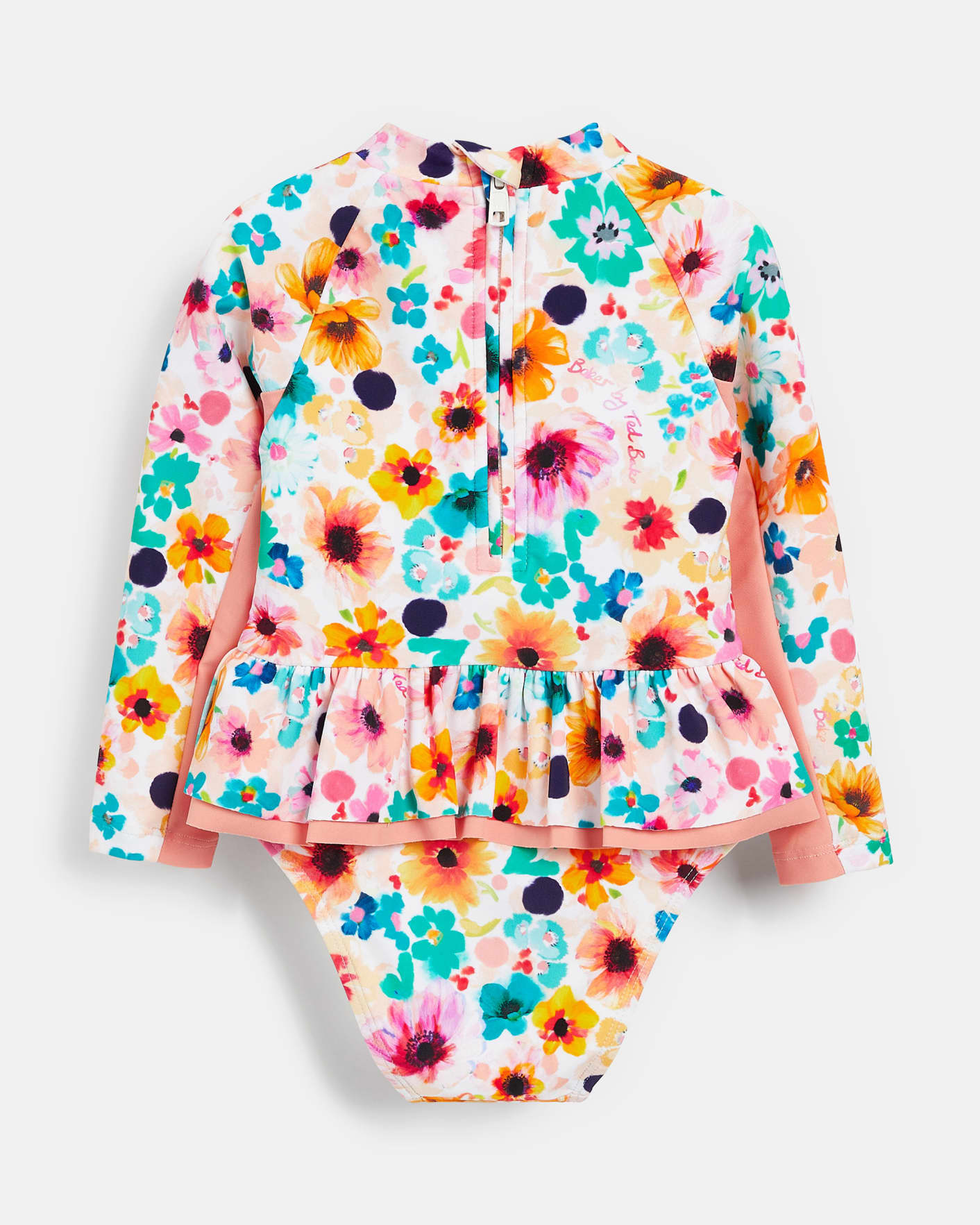 Gemischt Floral Printed Long Sleeve Swimsuit Ted Baker