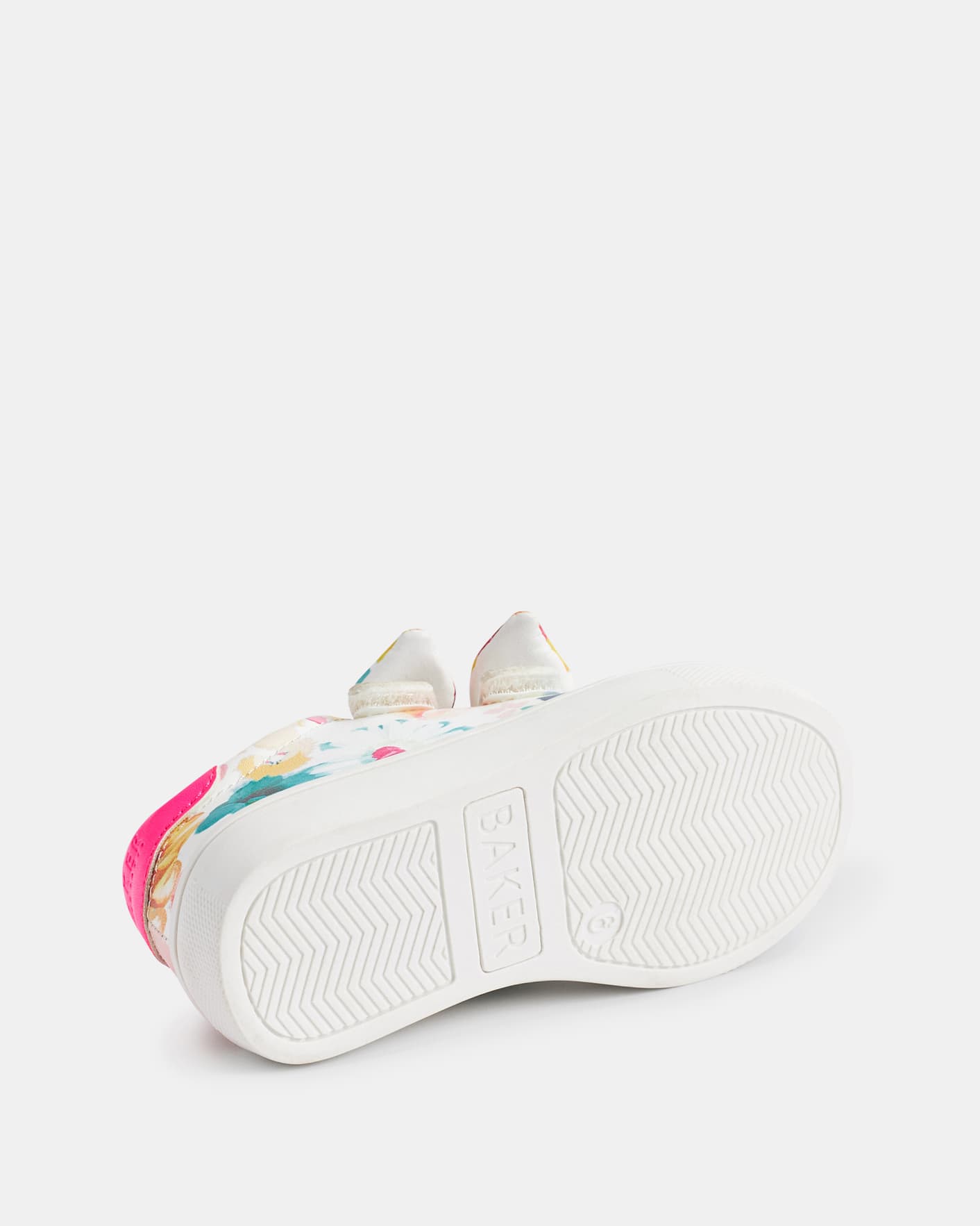 White Printed Trainer With Knot Bow Detail Ted Baker