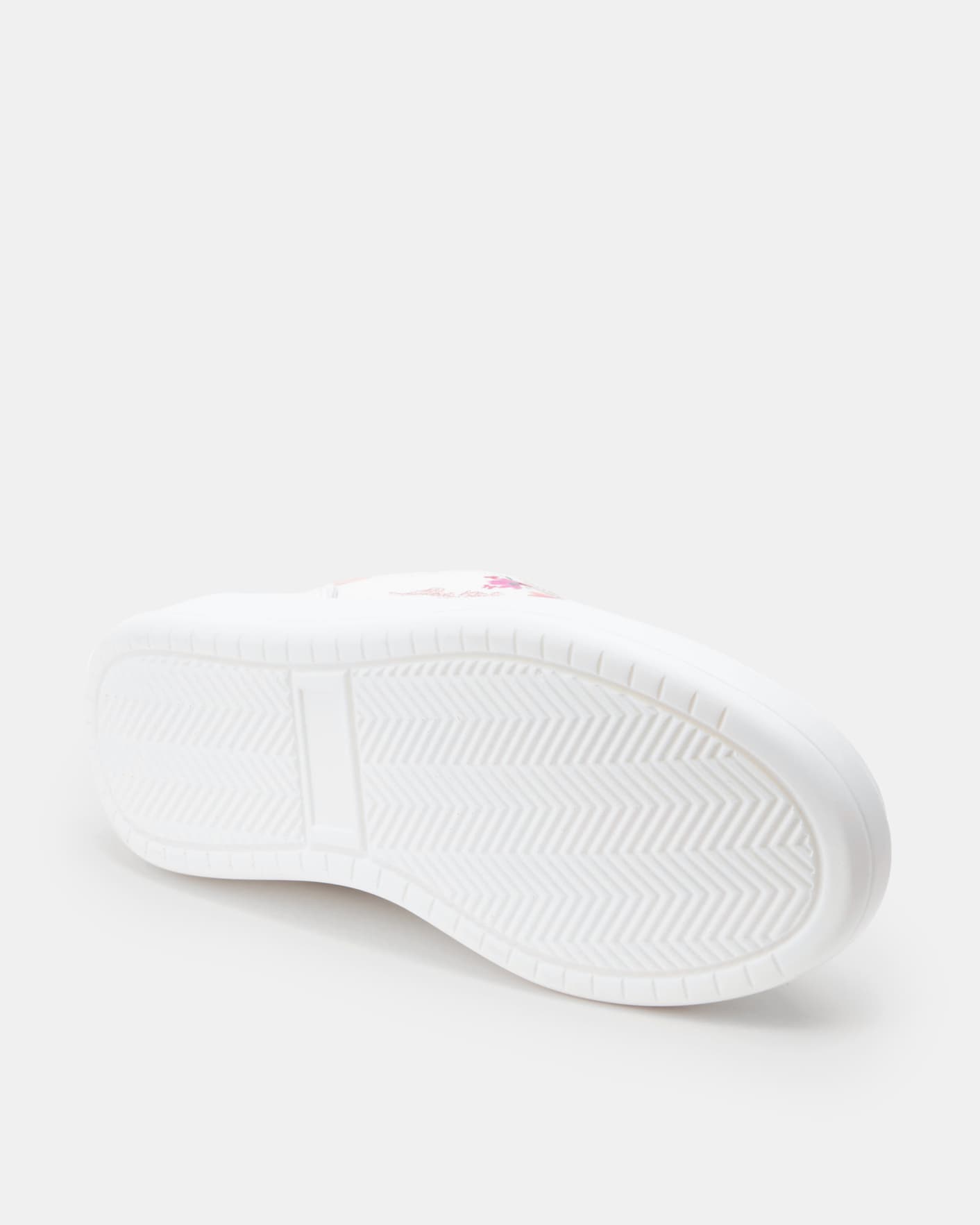 White Printed Platform Lace Up Trainer Ted Baker