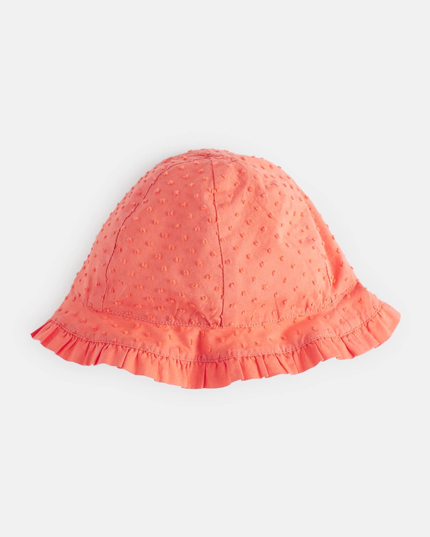Coral Tiered Frilly Dress With Hat Ted Baker