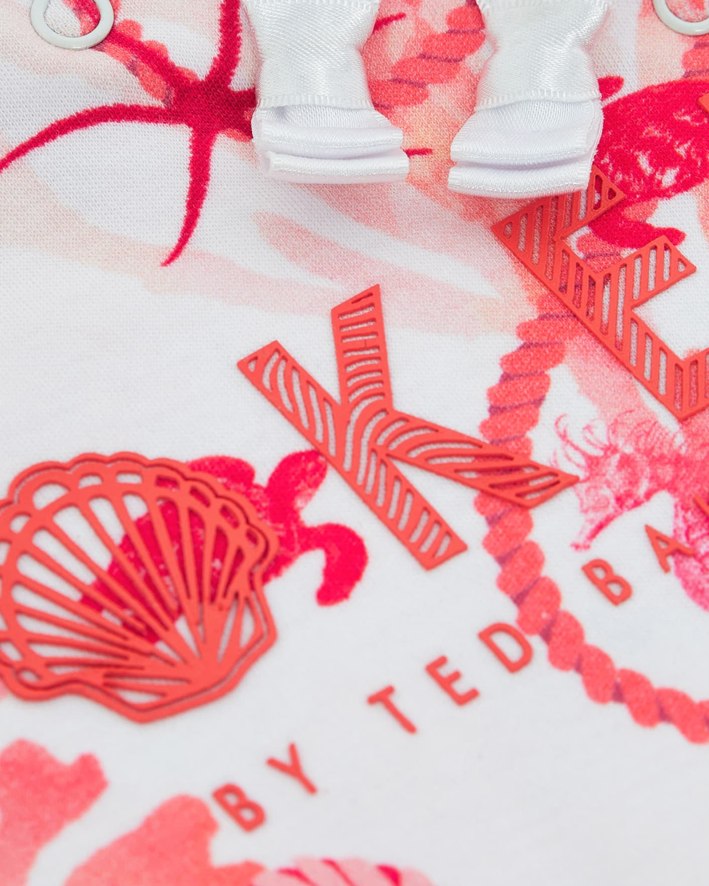 Coral Shell Printed Sleepsuit Ted Baker