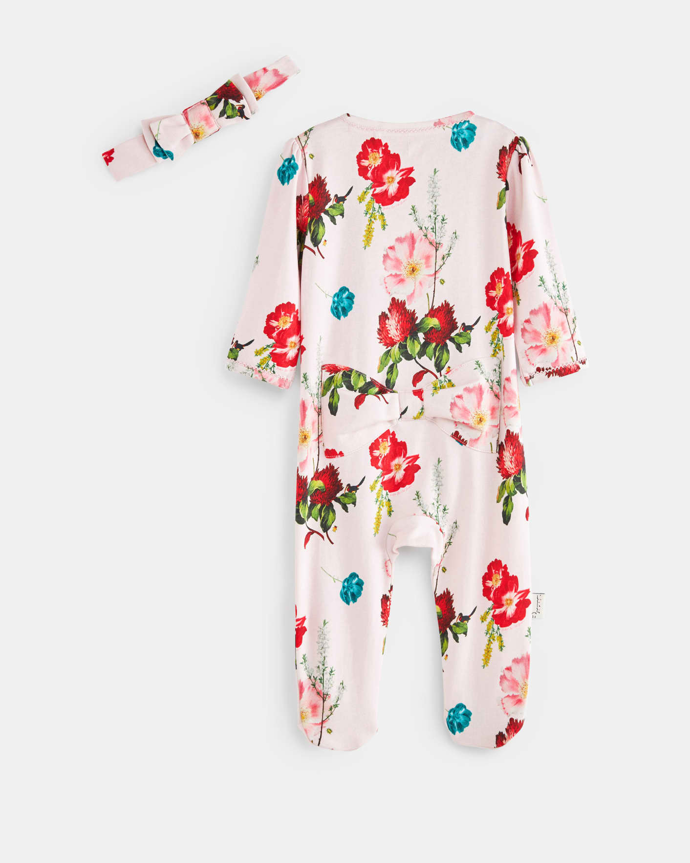 Rosa Bedruckter Schlafanzug mit Blumenmuster Ted Baker