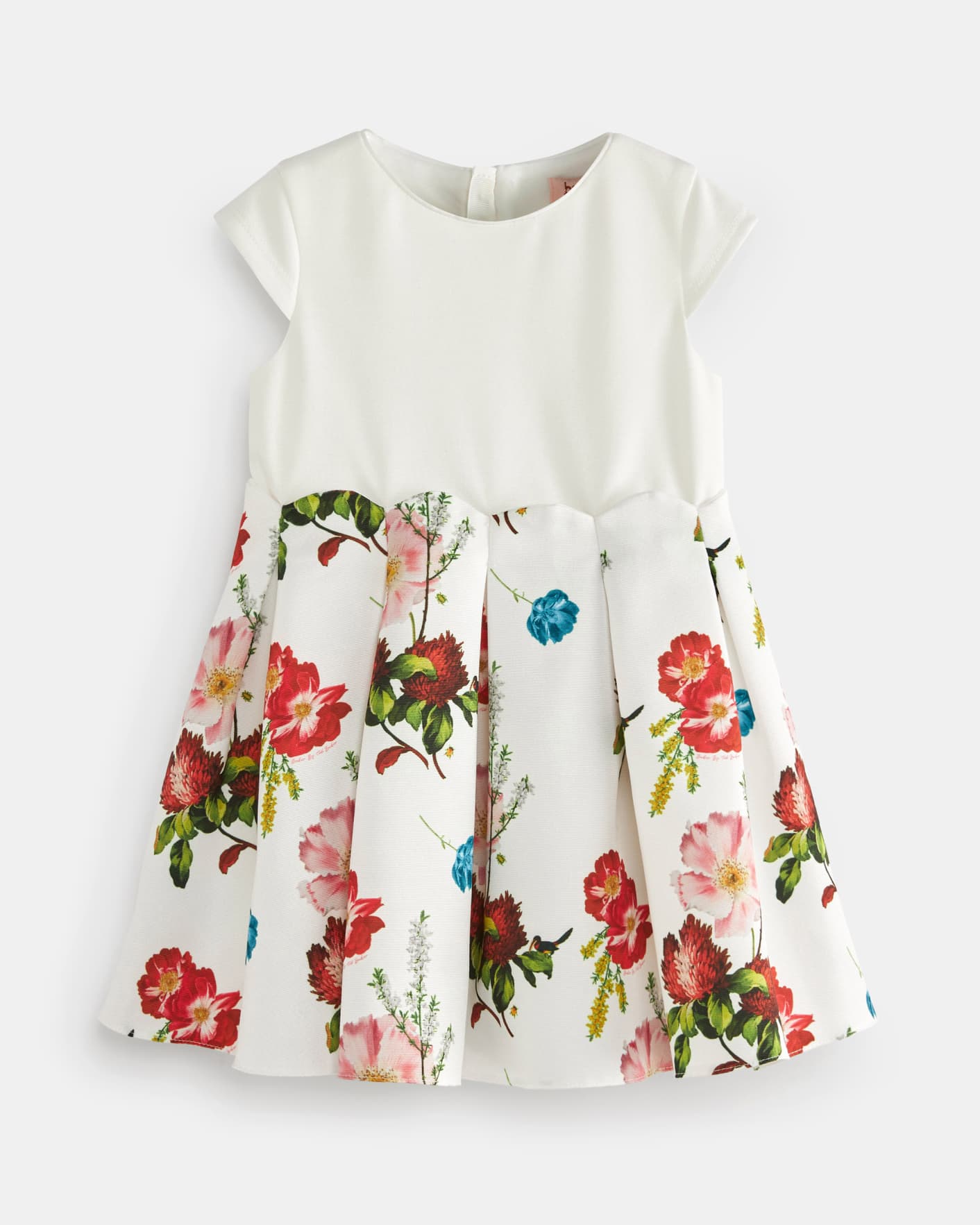 White Floral Printed Dress Ted Baker