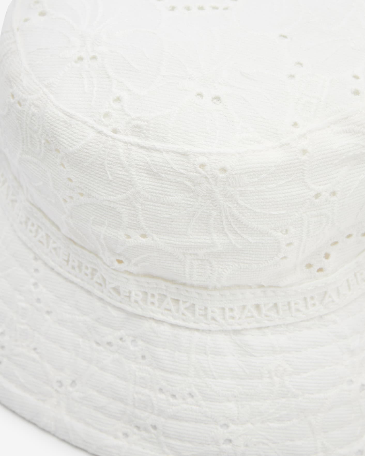 Weiß Hut mit Stickereimuster Ted Baker