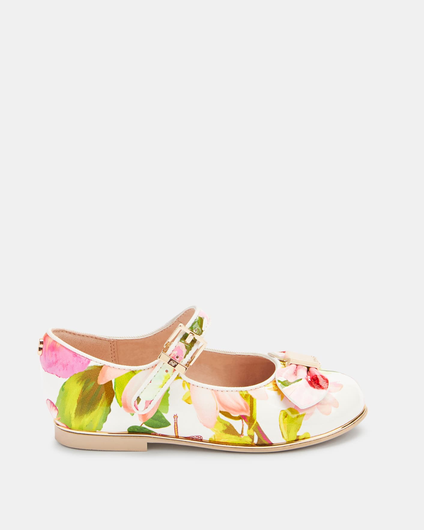 White M66038 Floral Bow Shoe Ted Baker