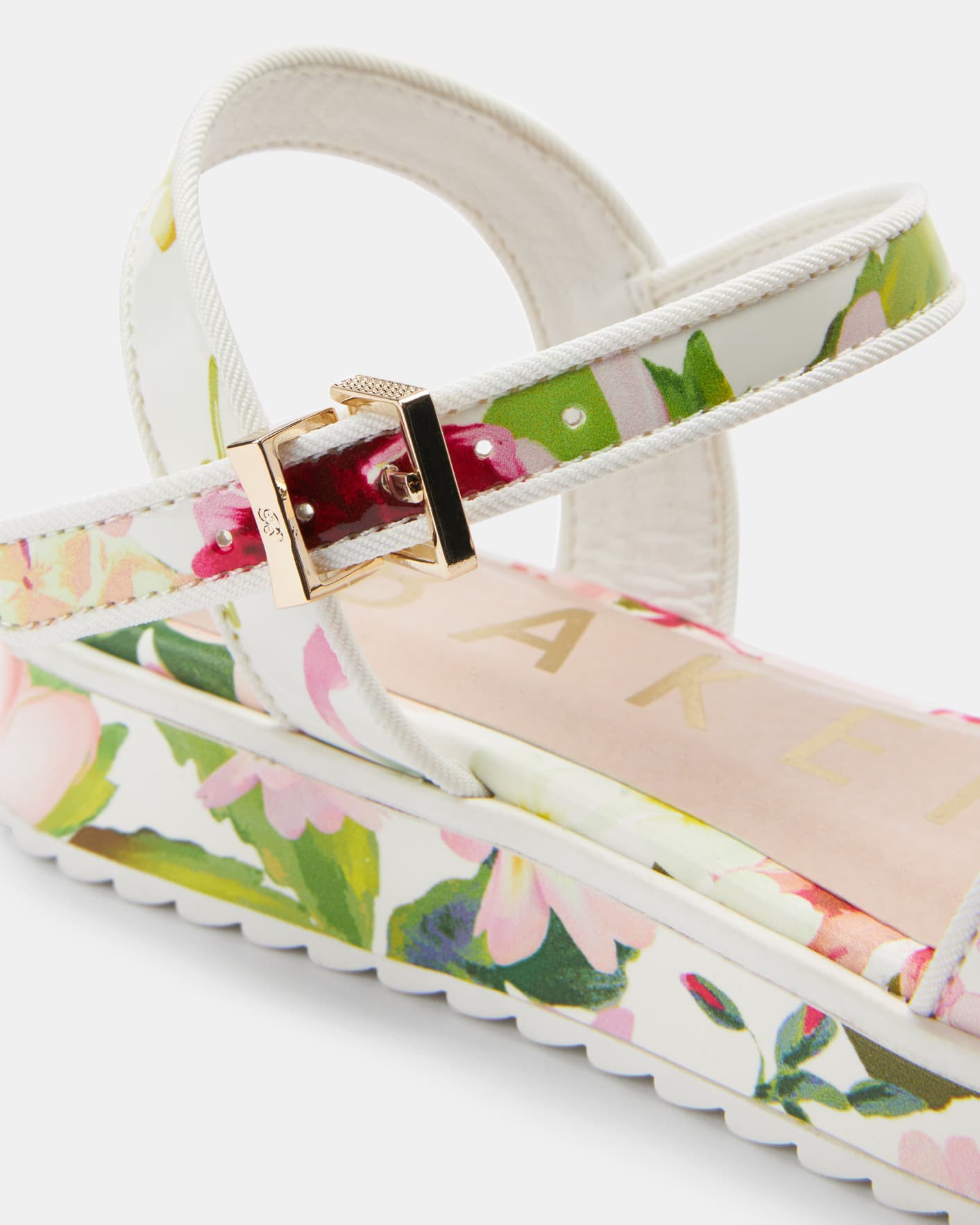 Weiß Sandalen mit Schleifen- & Blumendetail Ted Baker
