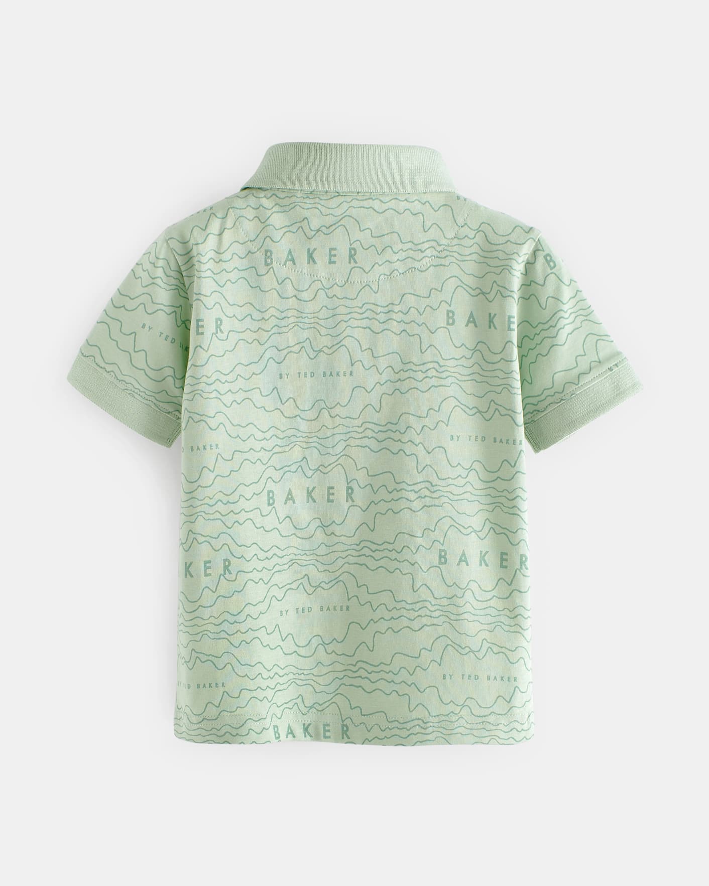 Green All Over Print Polo Shirt Ted Baker
