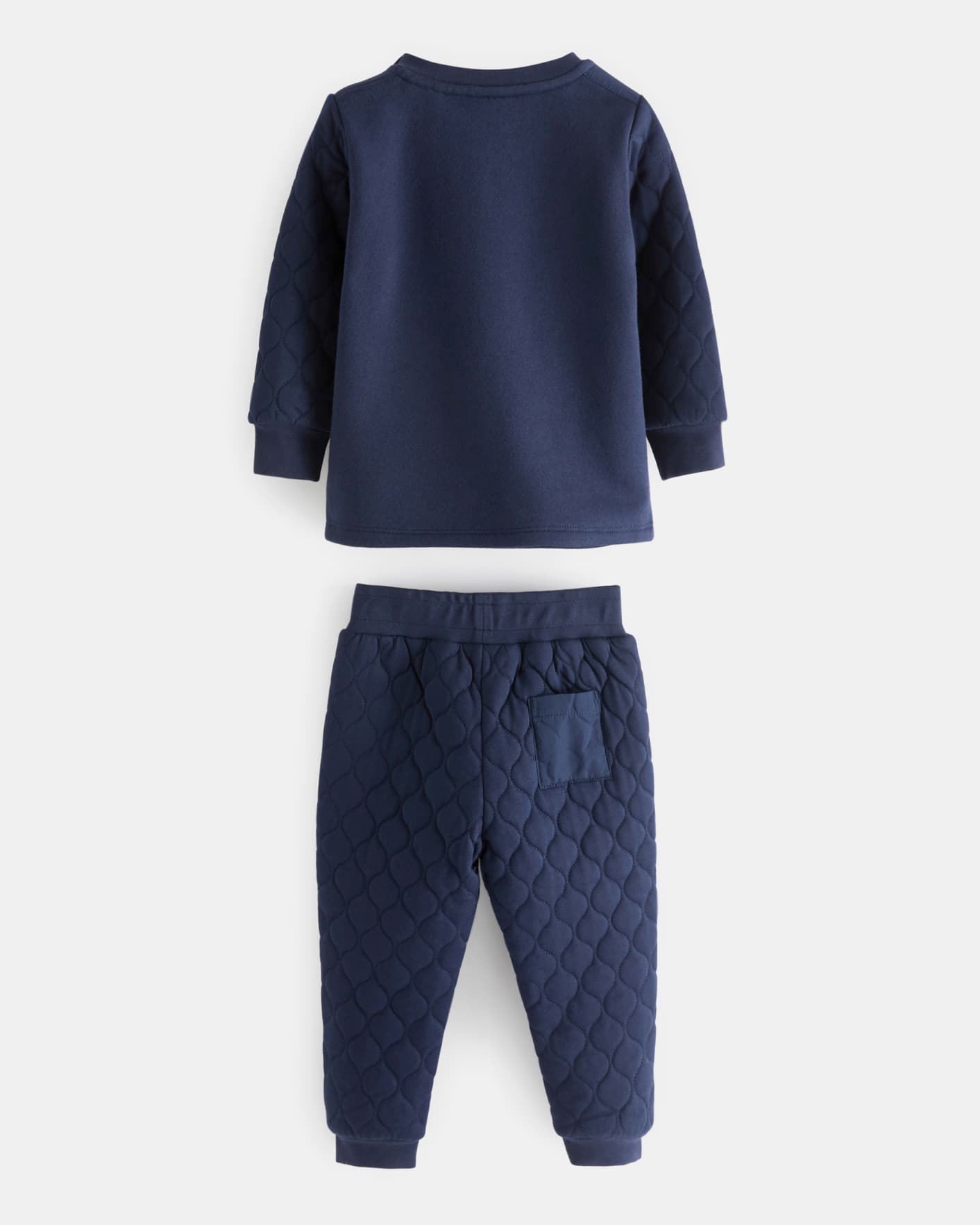 Navy Quilted Sweat Set Ted Baker