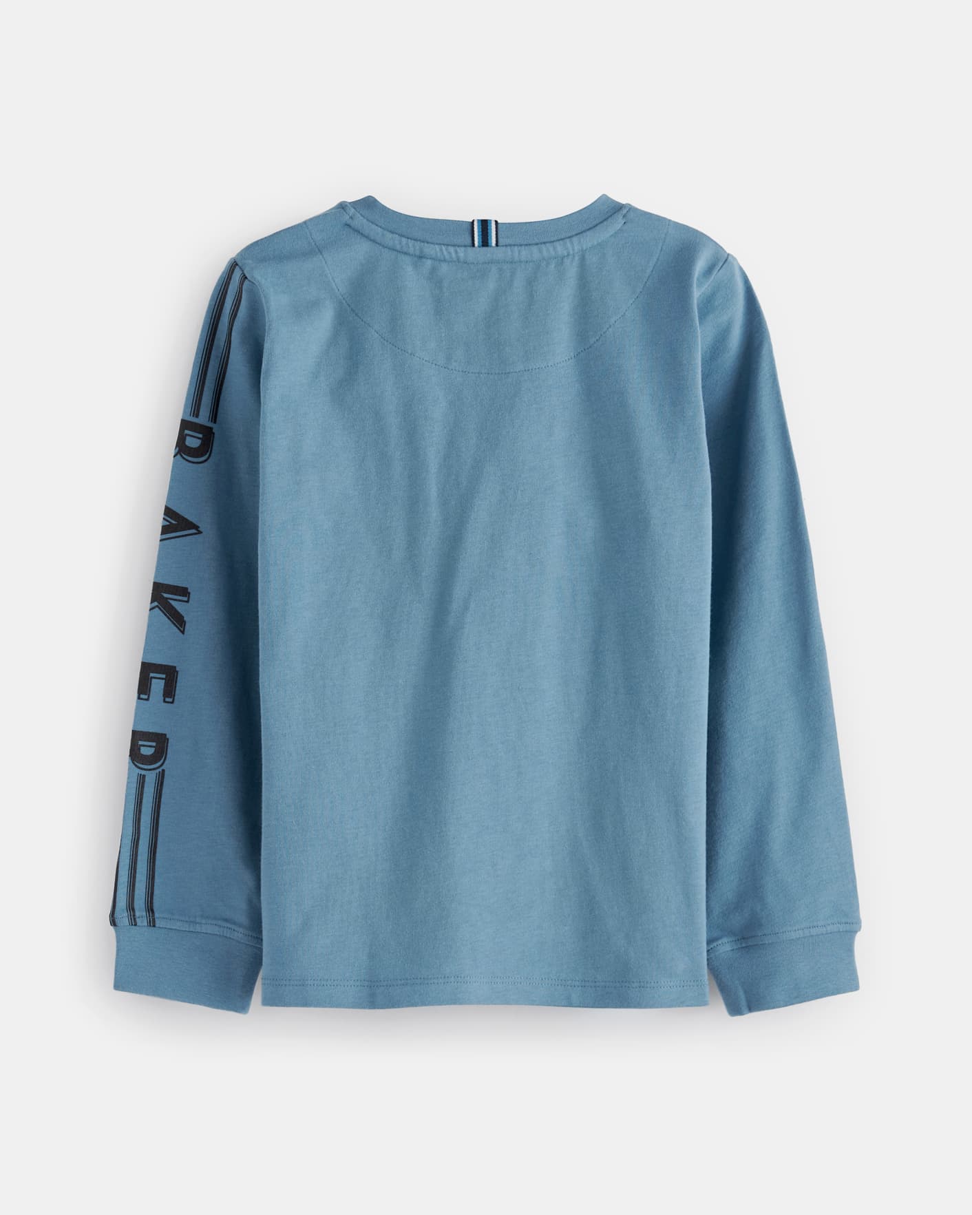 Blue Branded Long Sleeve T-Shirt Ted Baker