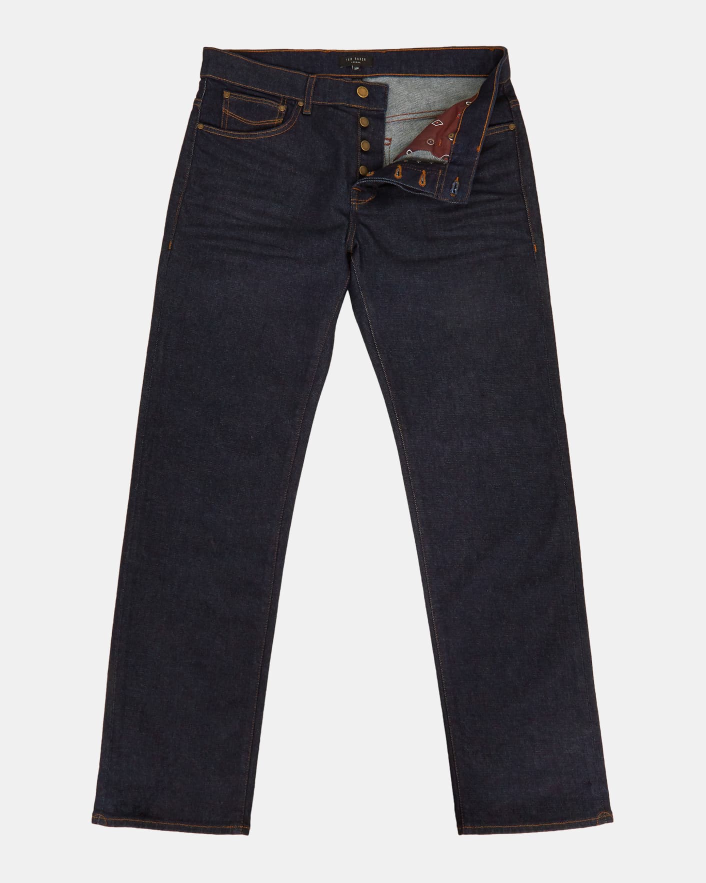 Navy Original Dark Wash Denim Jeans Ted Baker