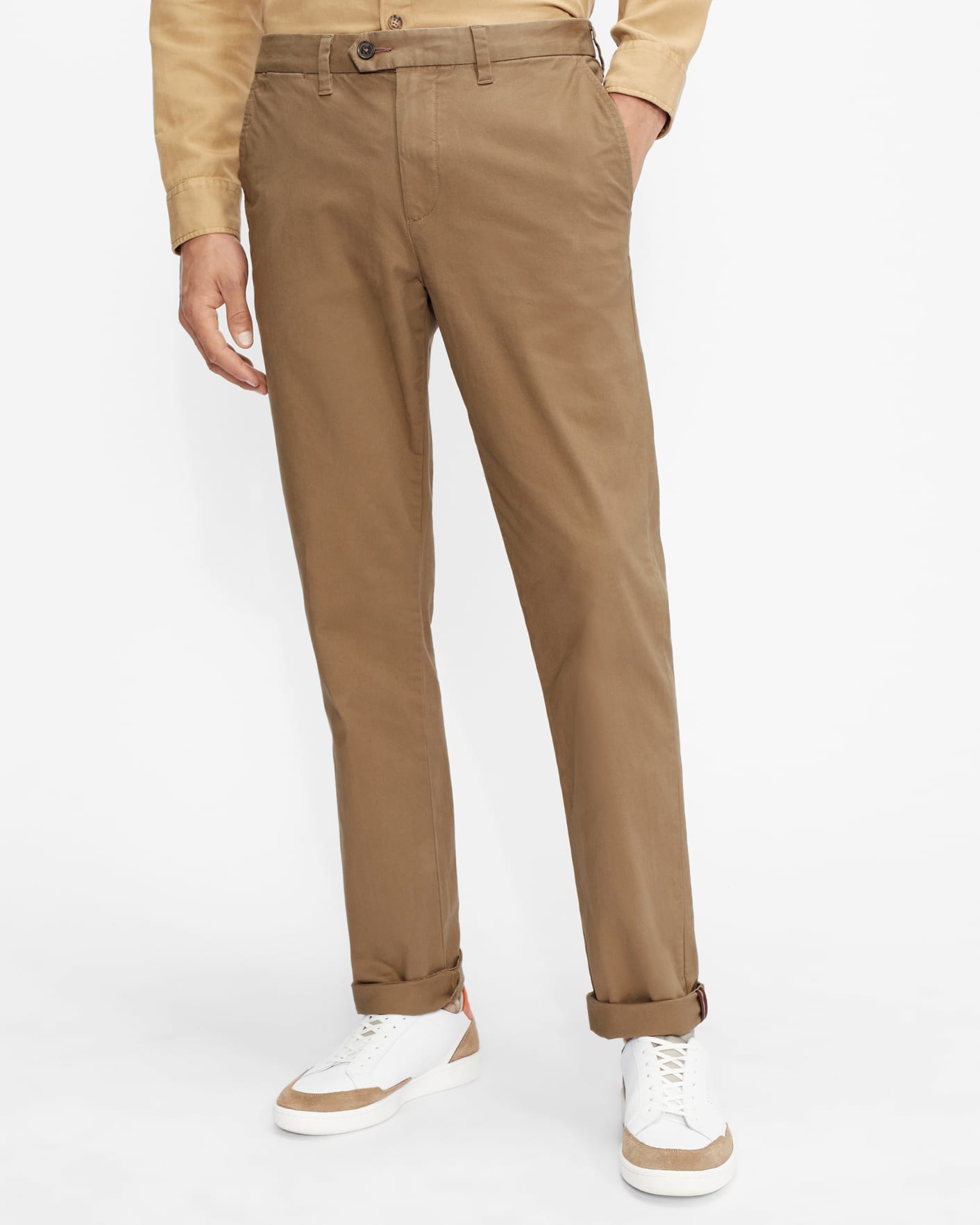 NATURAL Slim fit chinos Ted Baker