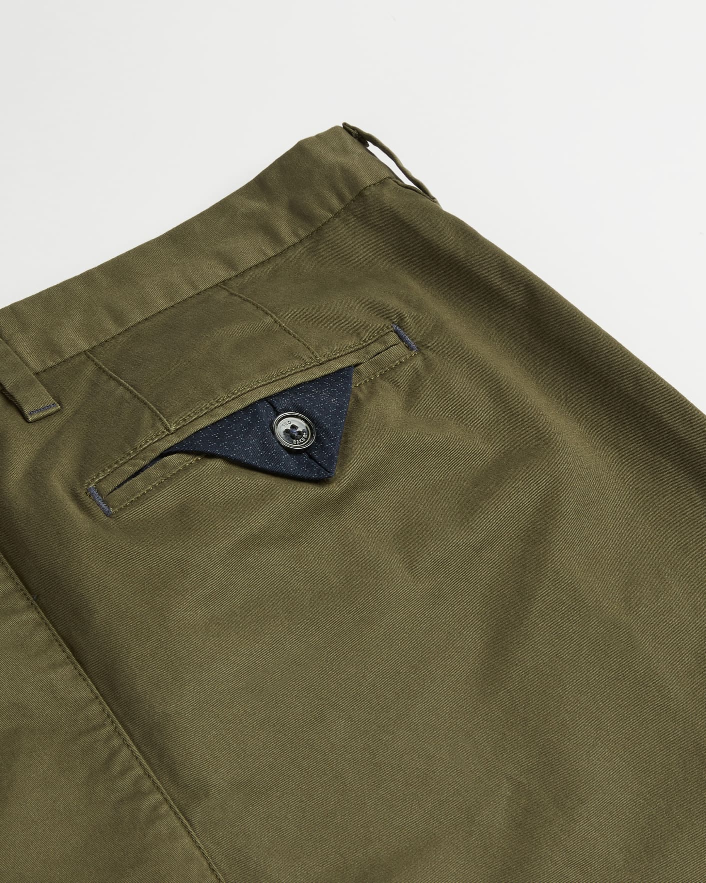 Olive Slim Fit Chinos Ted Baker