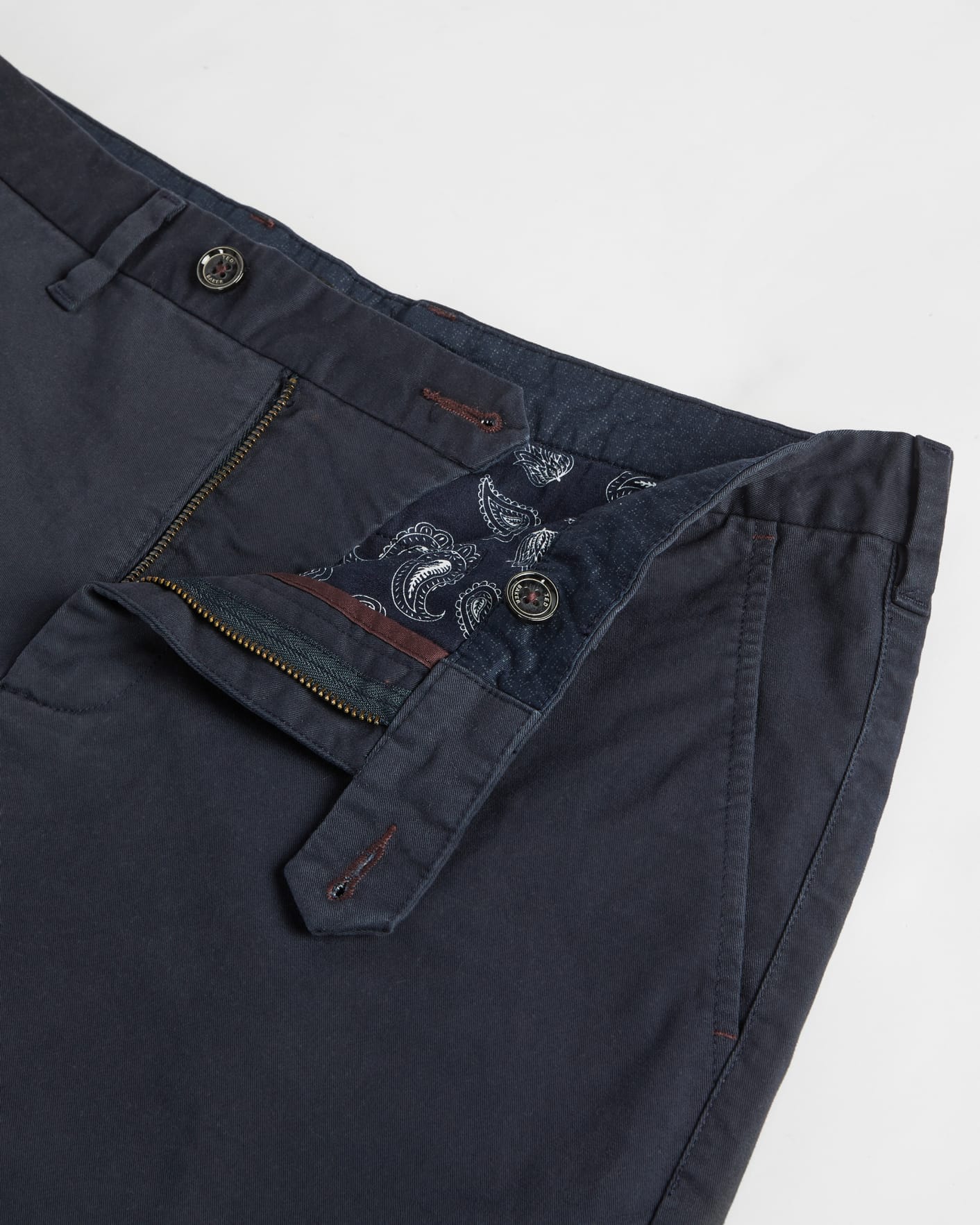 NAVY Cotton chino shorts Ted Baker