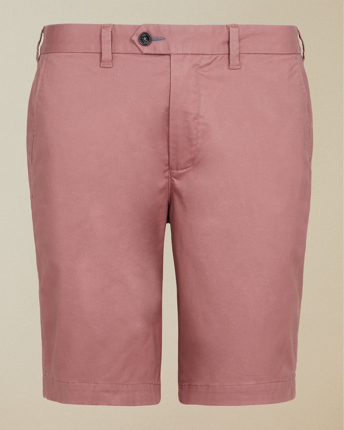Pink Cotton Chino Shorts Ted Baker