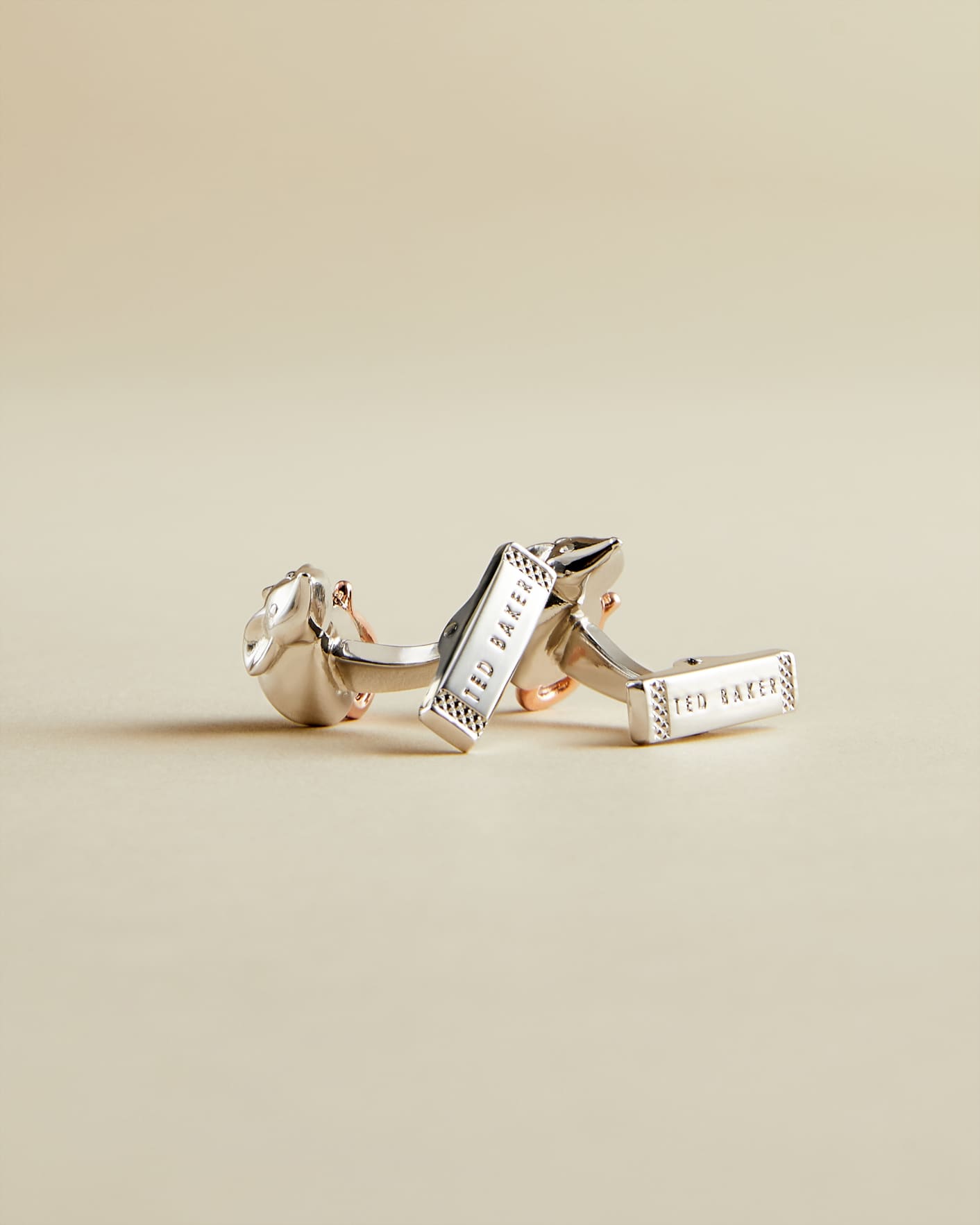 Silver Color Mouse cufflinks Ted Baker