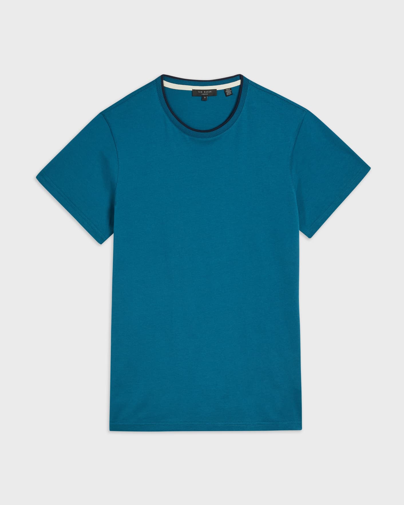 Teal-Blue Short Sleeve T Shirt Ted Baker
