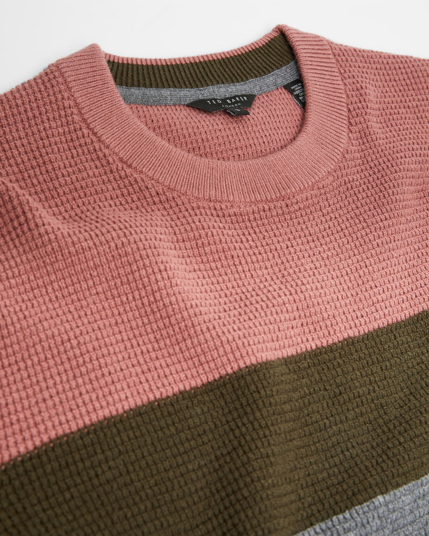 Pink Crewneck stripe sweater Ted Baker