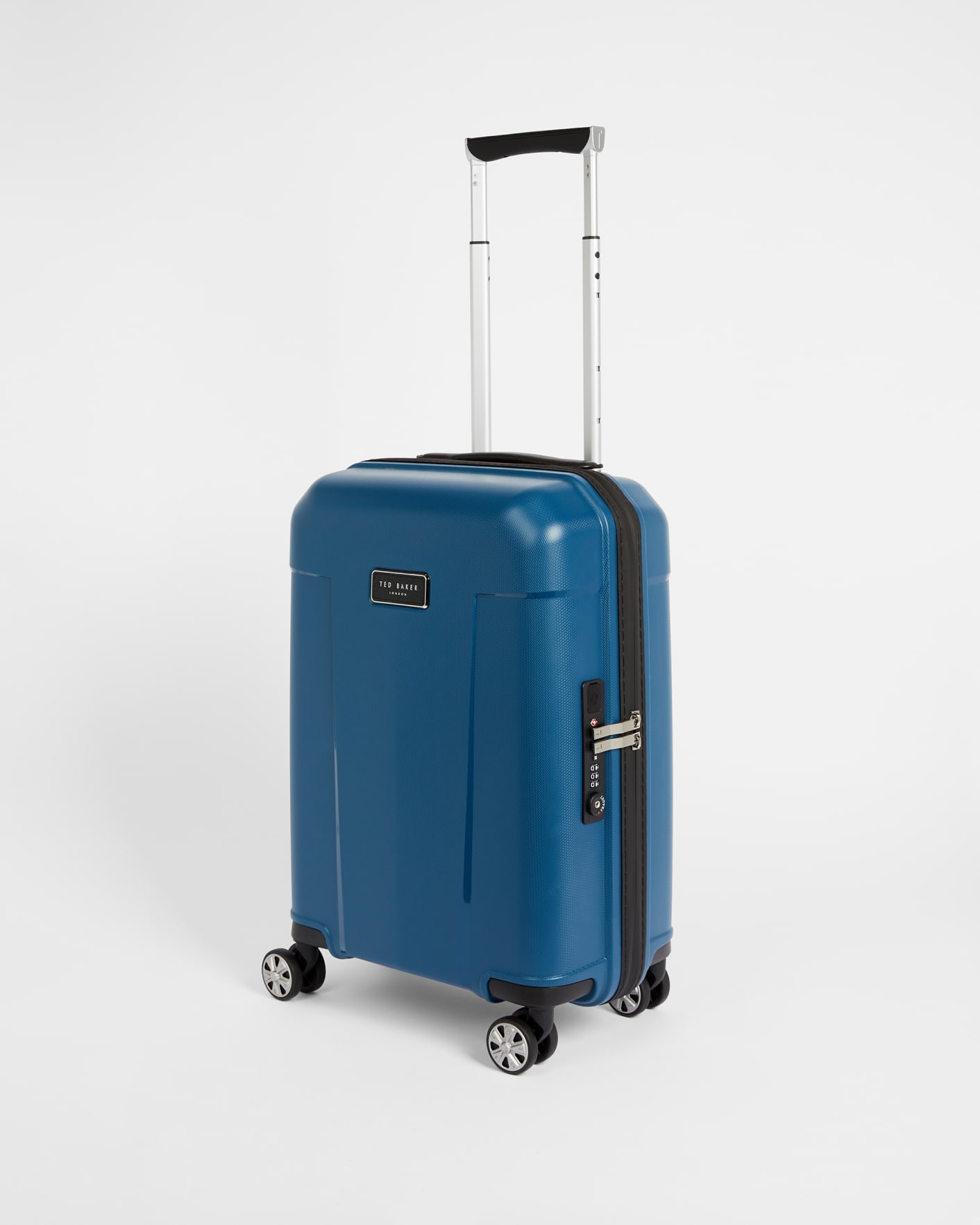 Blue Wheeled Trolley Suitcase Ted Baker