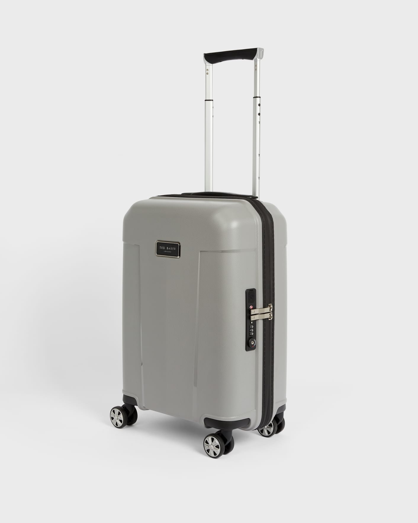 Grey Wheeled Trolley Suitcase Ted Baker