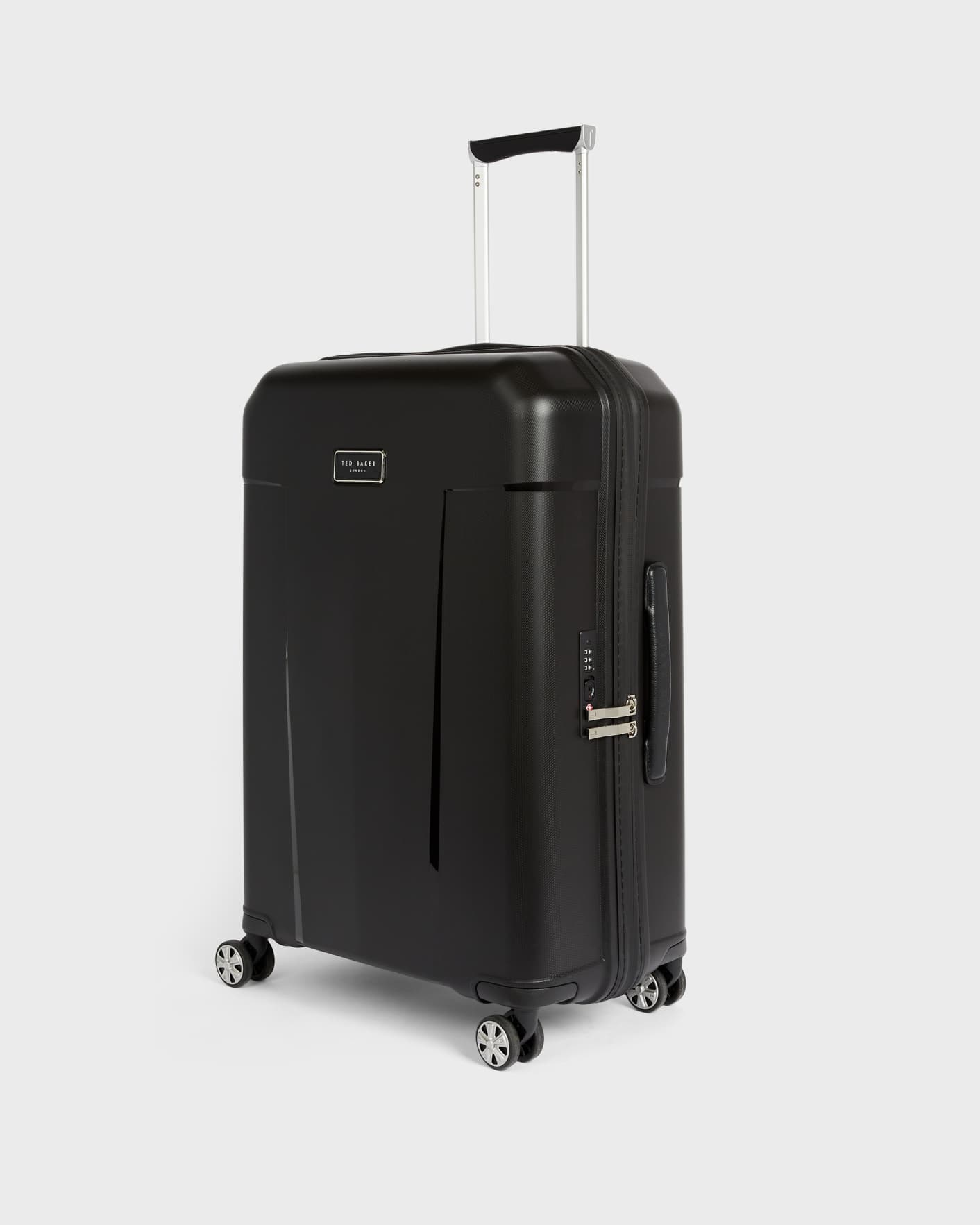 Black Wheeled Trolley Suitcase Ted Baker