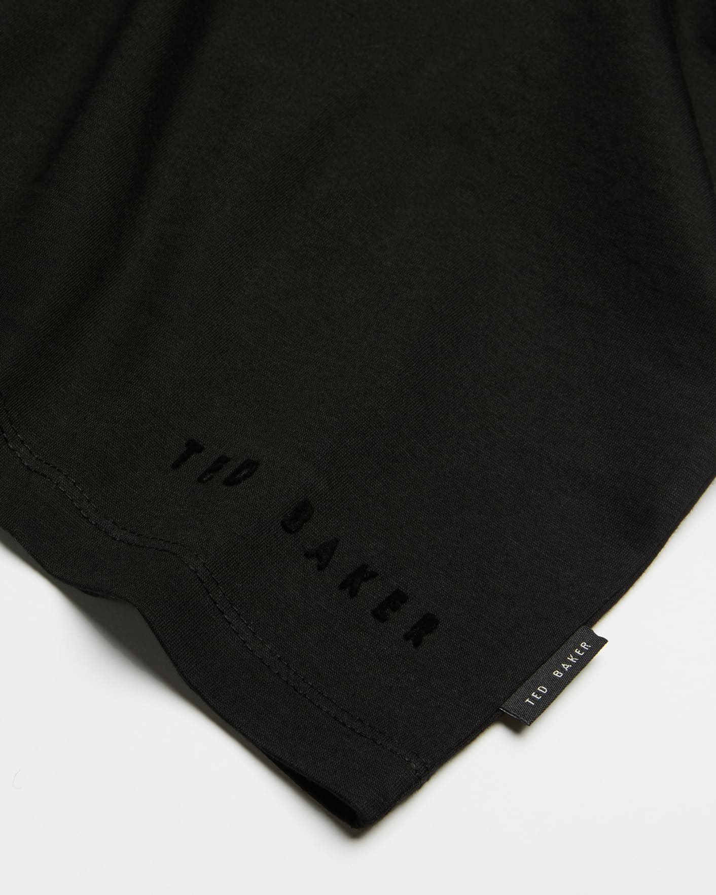 Black Cotton logo T-shirt Ted Baker