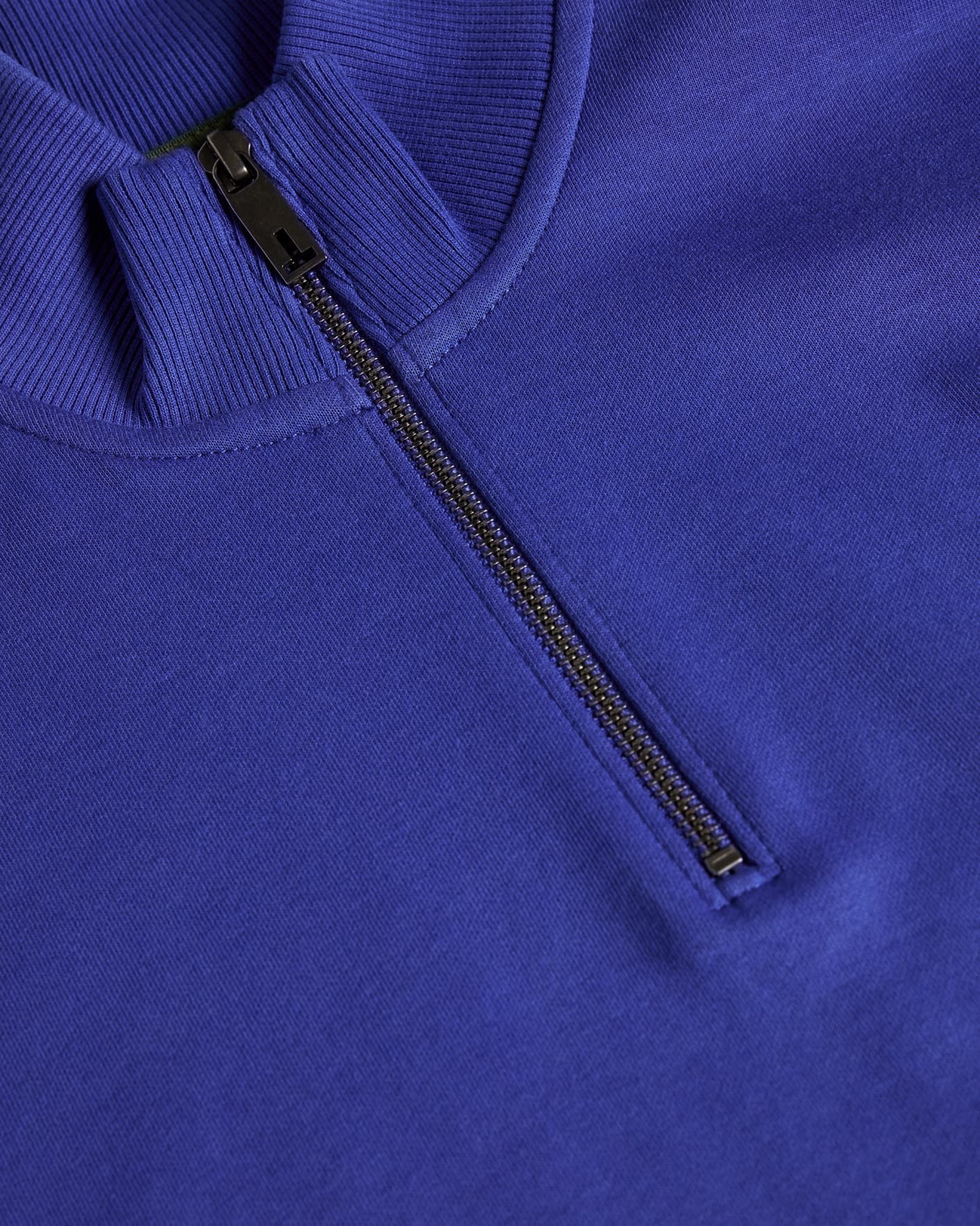 Blue Long Sleeve Half Zip Funnel Neck Ted Baker
