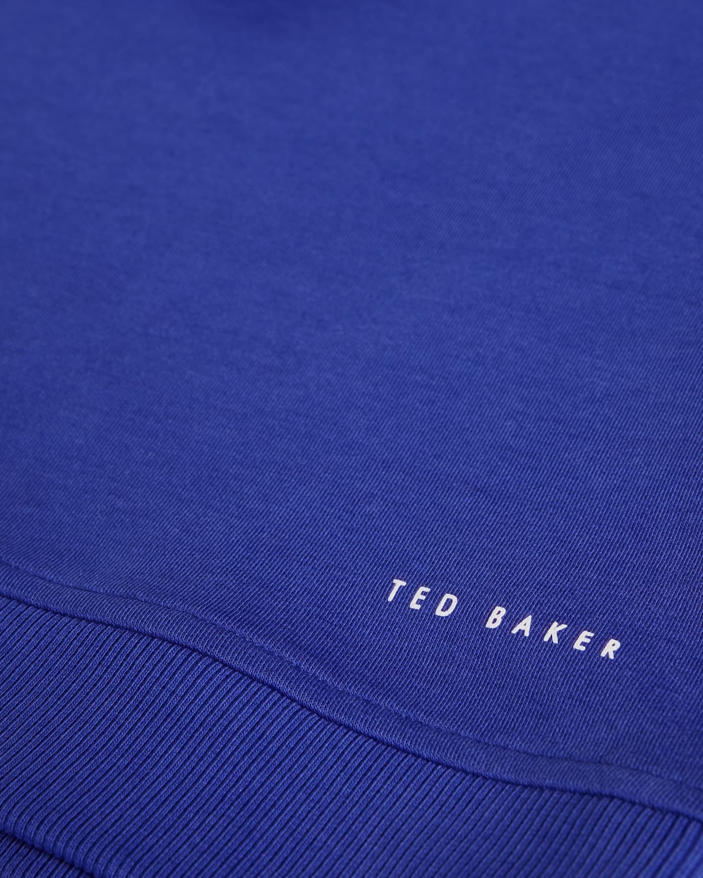 Blue Long Sleeve Half Zip Funnel Neck Ted Baker