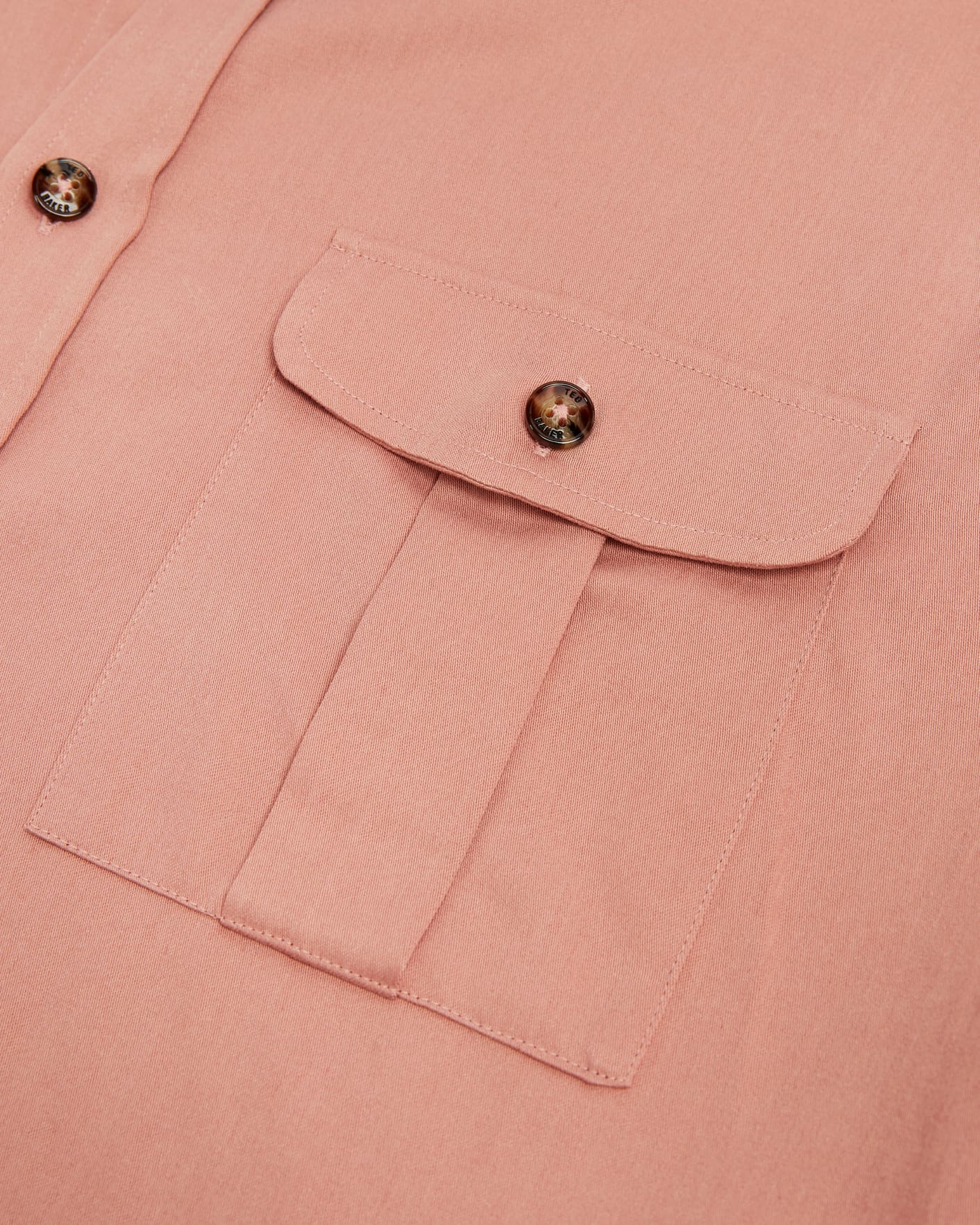 Pink Military style shirt Ted Baker