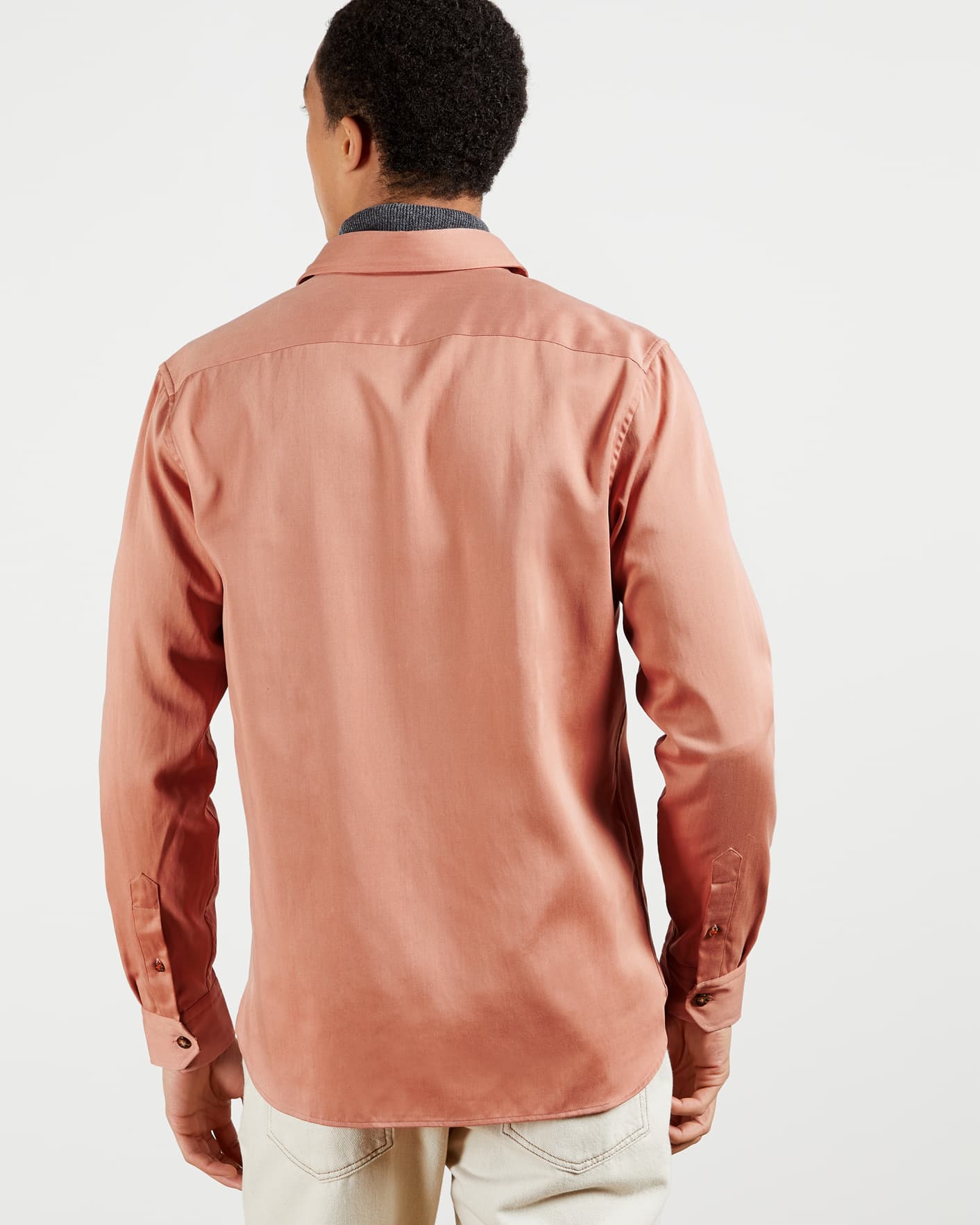 Pink Military style shirt Ted Baker