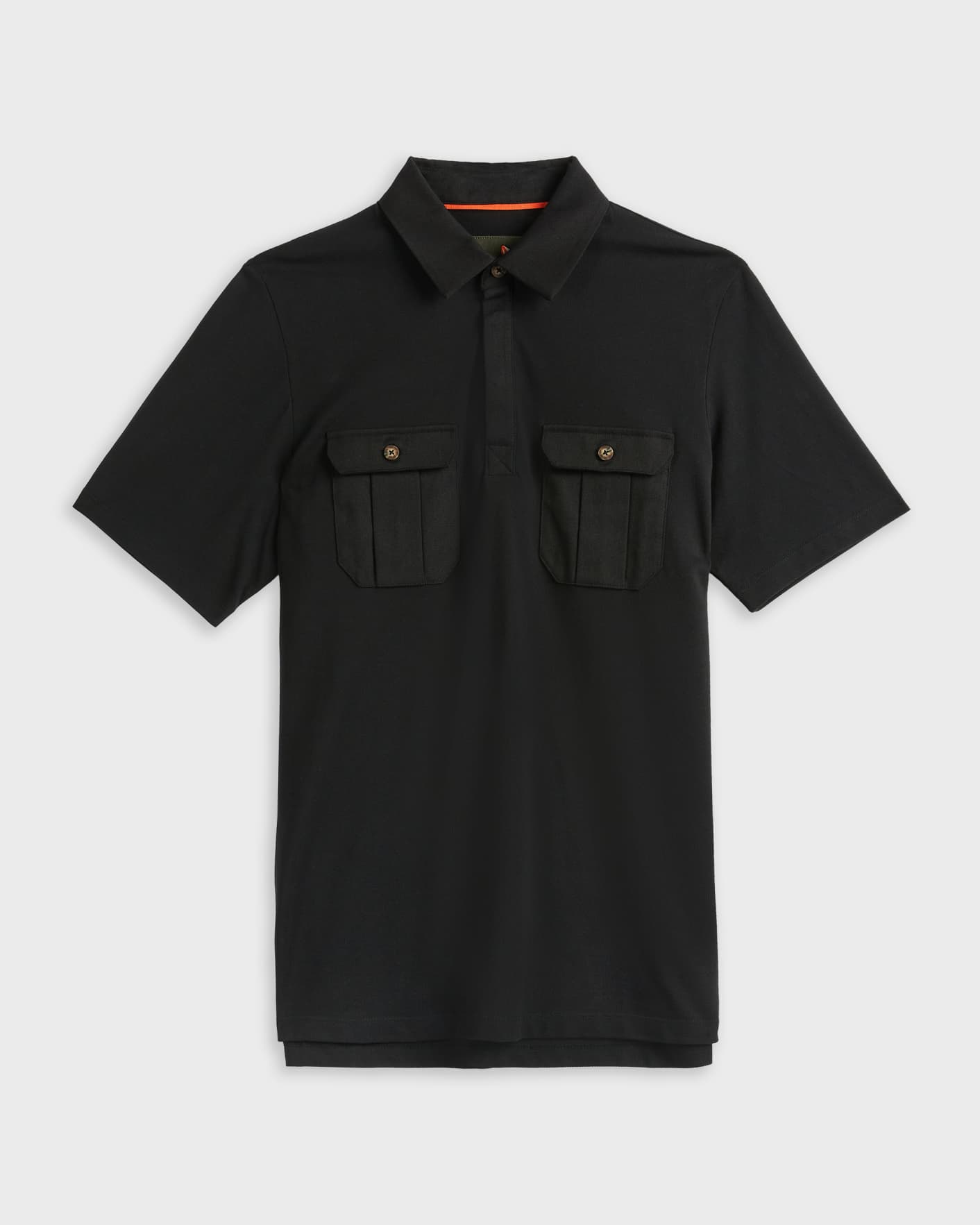 Noir Polo Style Militaire Ted Baker