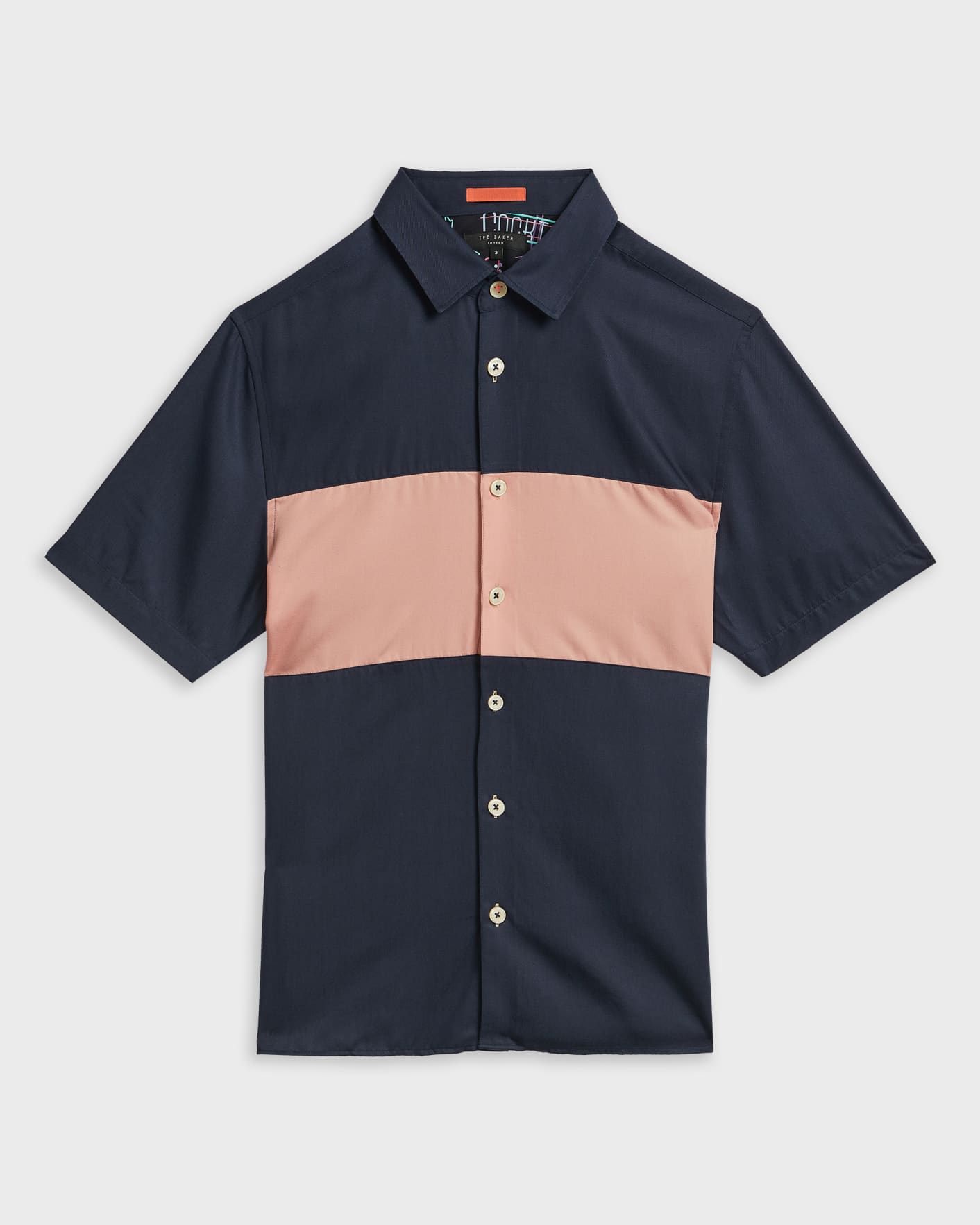 Marine Chemise style color block Ted Baker