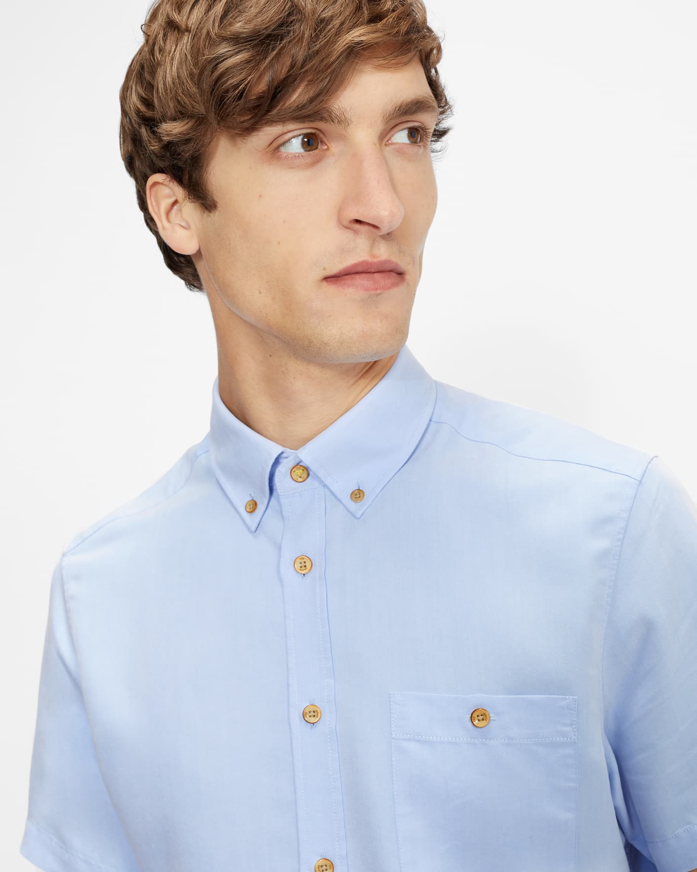 Blue Polynosic oxford shirt Ted Baker