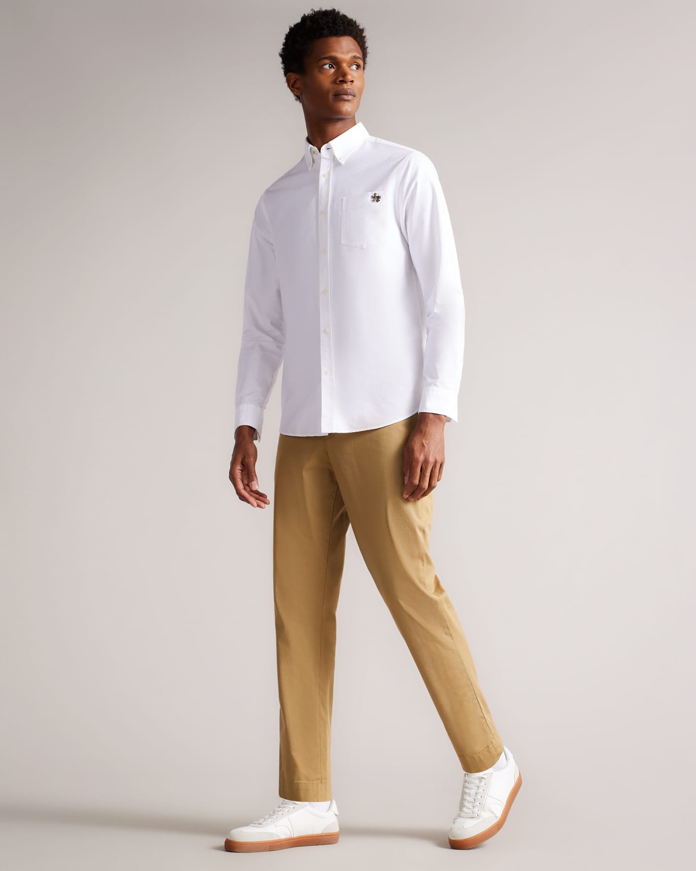 Mens Clothing Trousers Slacks and Chinos Casual trousers and trousers Ted Baker Genbee Chino Pant in Natural for Men 