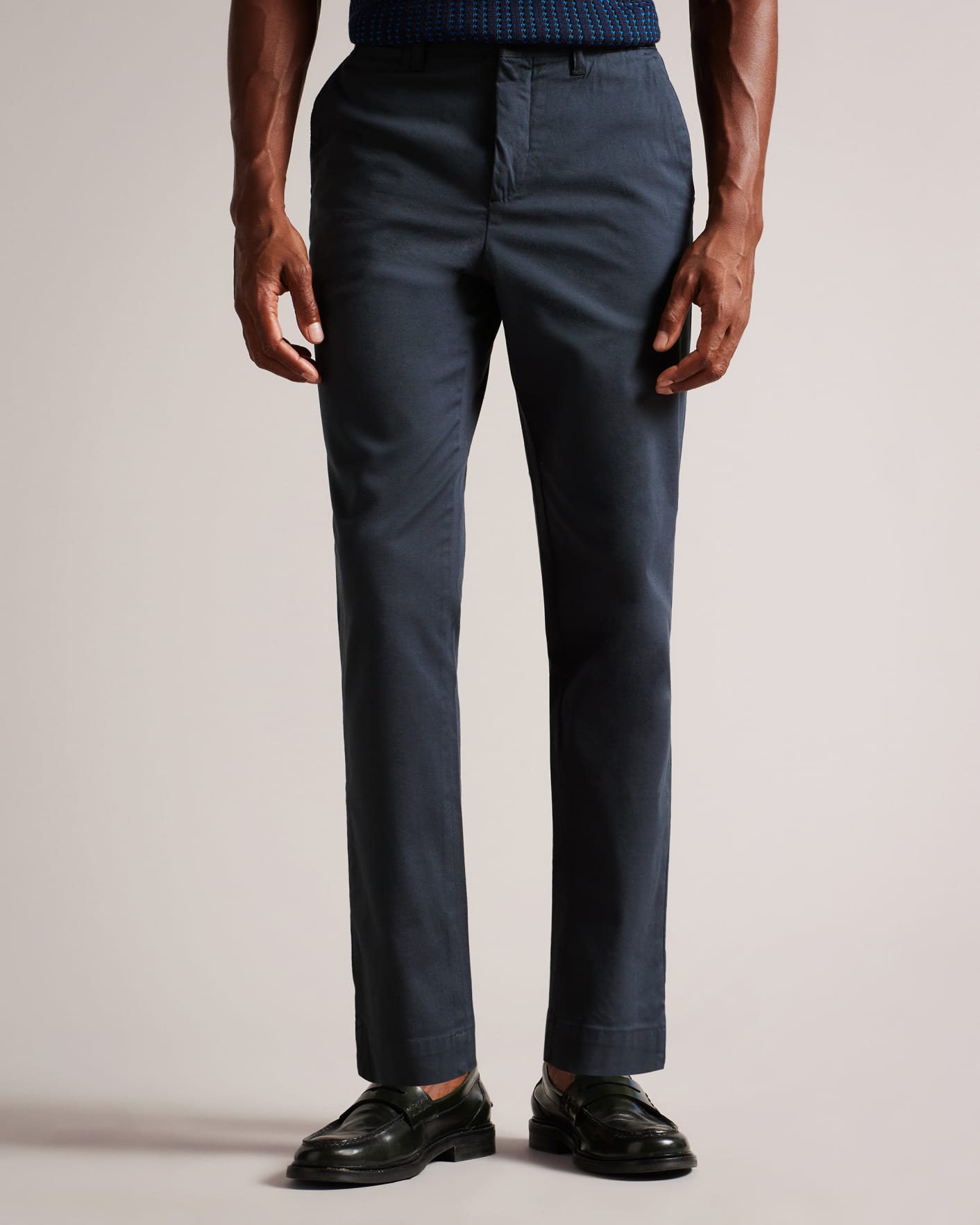 Navy Casual Relaxed Chinos Ted Baker