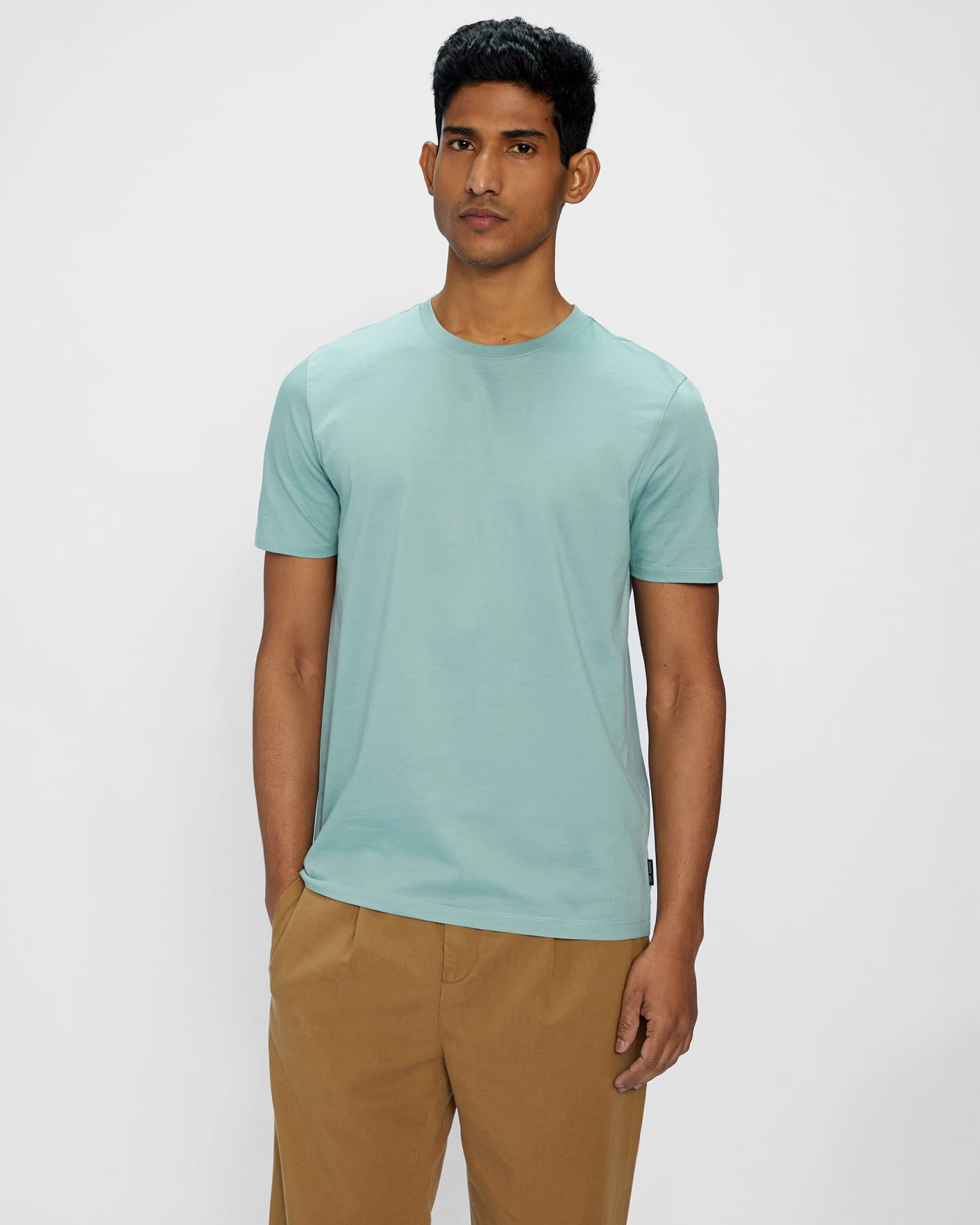 Blue Short Sleeve Regular Fit T-Shirt Ted Baker