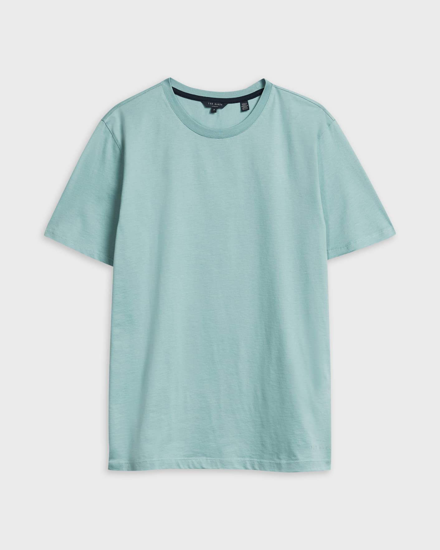 Blue Short Sleeve Regular Fit T-Shirt Ted Baker