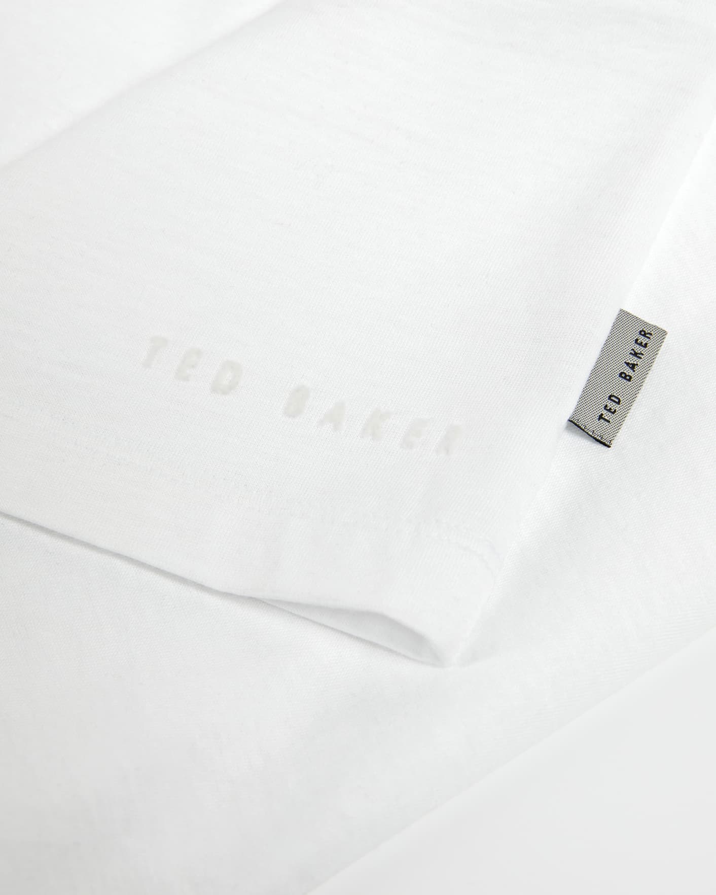 White Short Sleeve Regular Fit T-Shirt Ted Baker