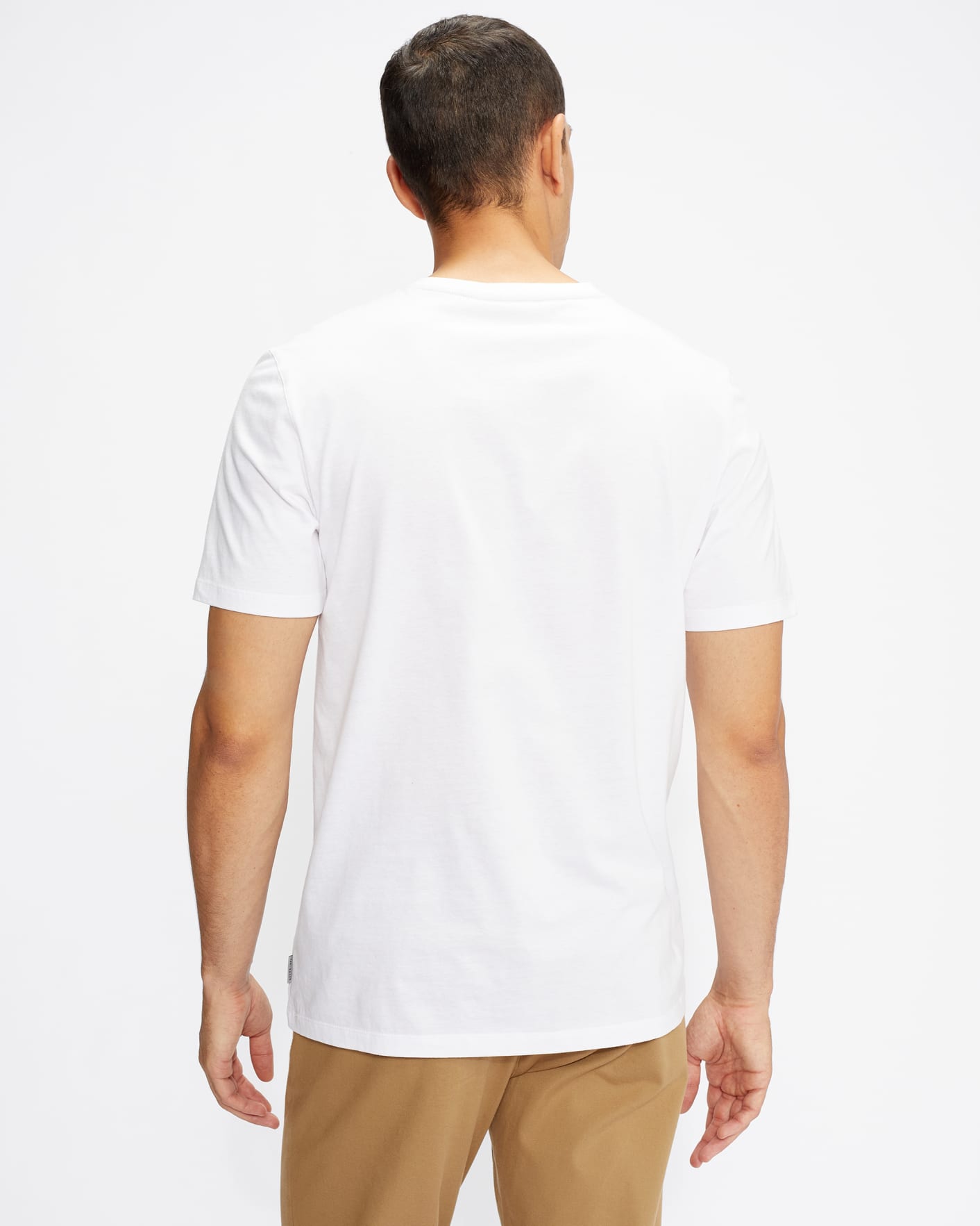 White Short Sleeve Regular Fit T-Shirt Ted Baker